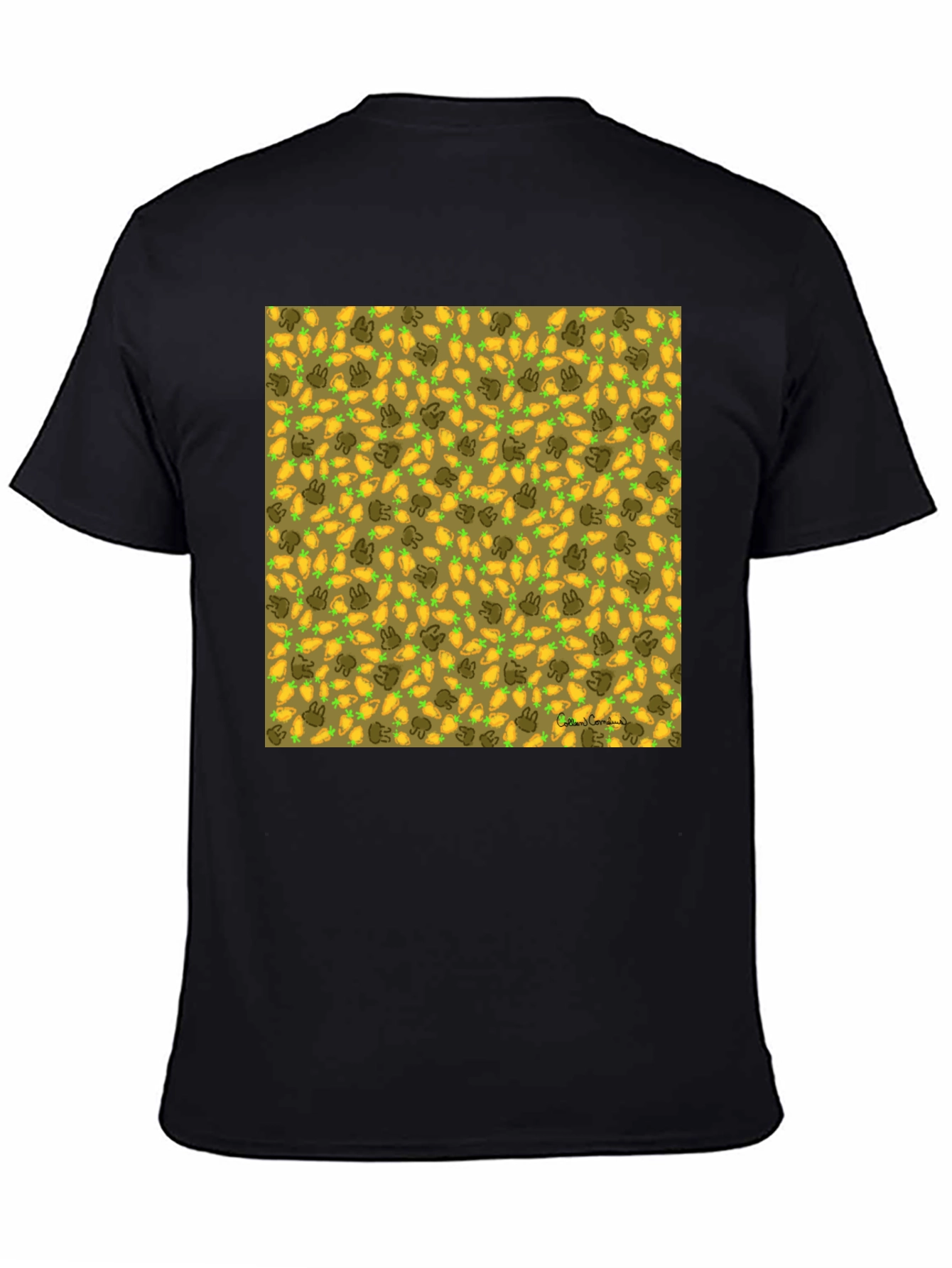 Carrot & Bunny Pattern T-Shirt