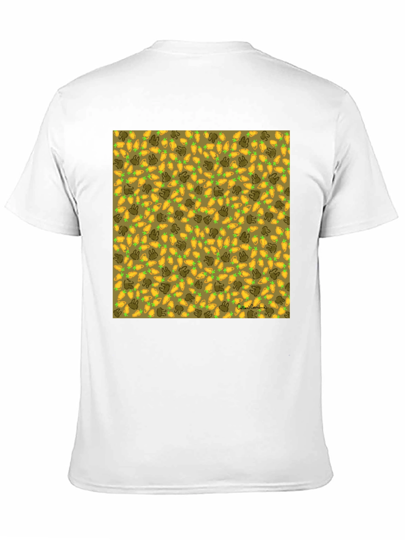 Carrot & Bunny Pattern T-Shirt