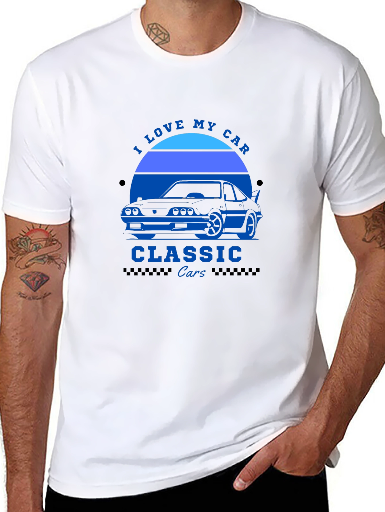 I Love My Car Classic Cars Graphic Tee