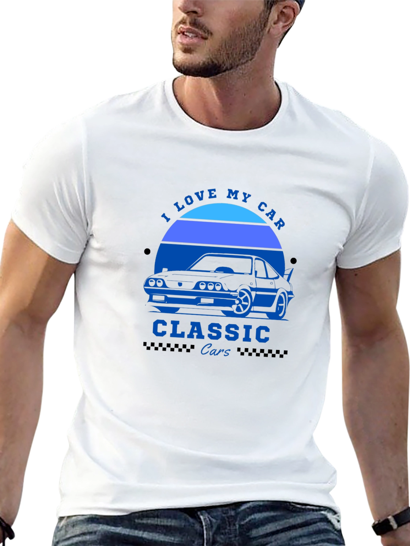 I Love My Car Classic Cars Graphic Tee