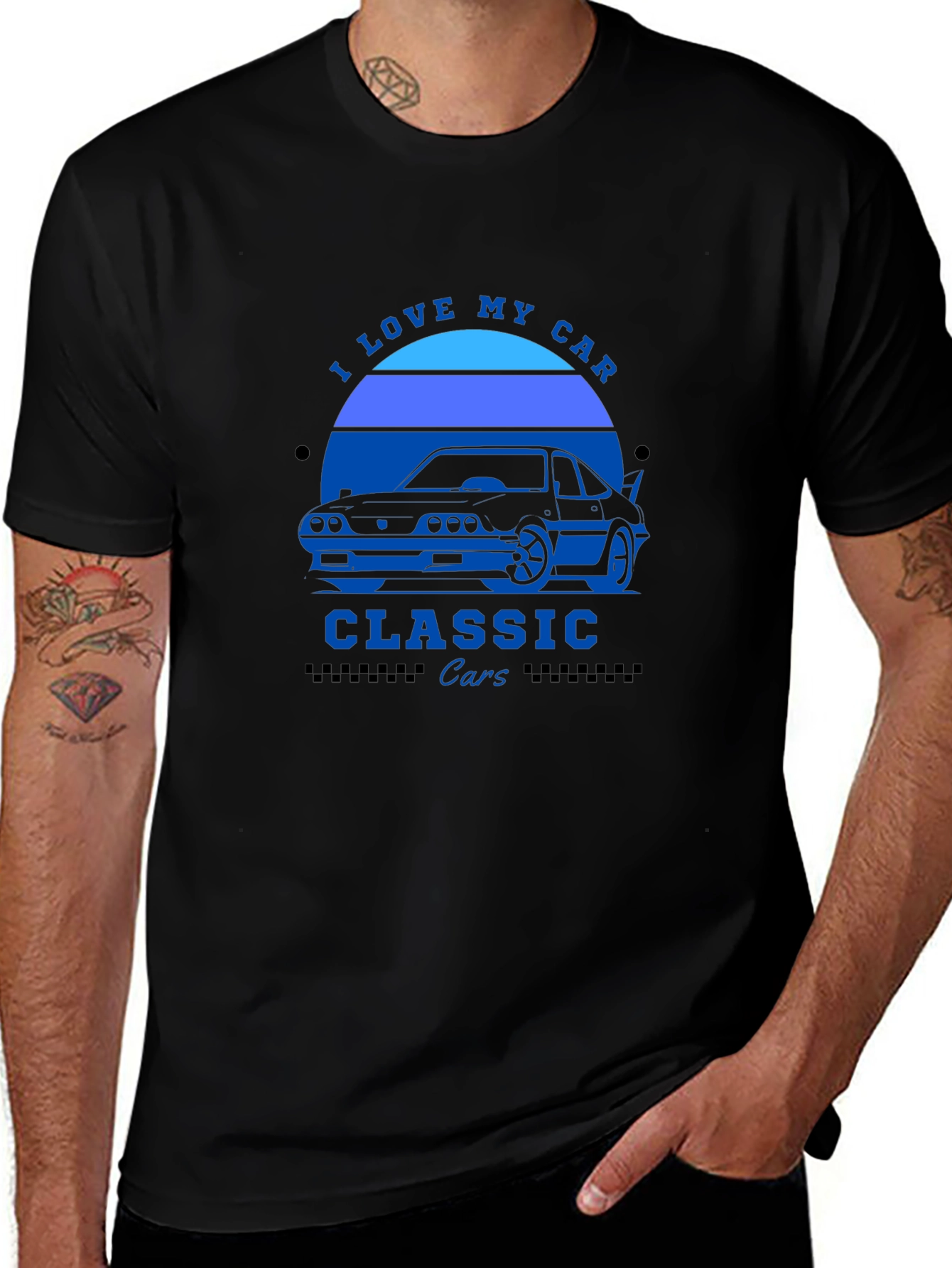I Love My Car Classic Cars Graphic Tee