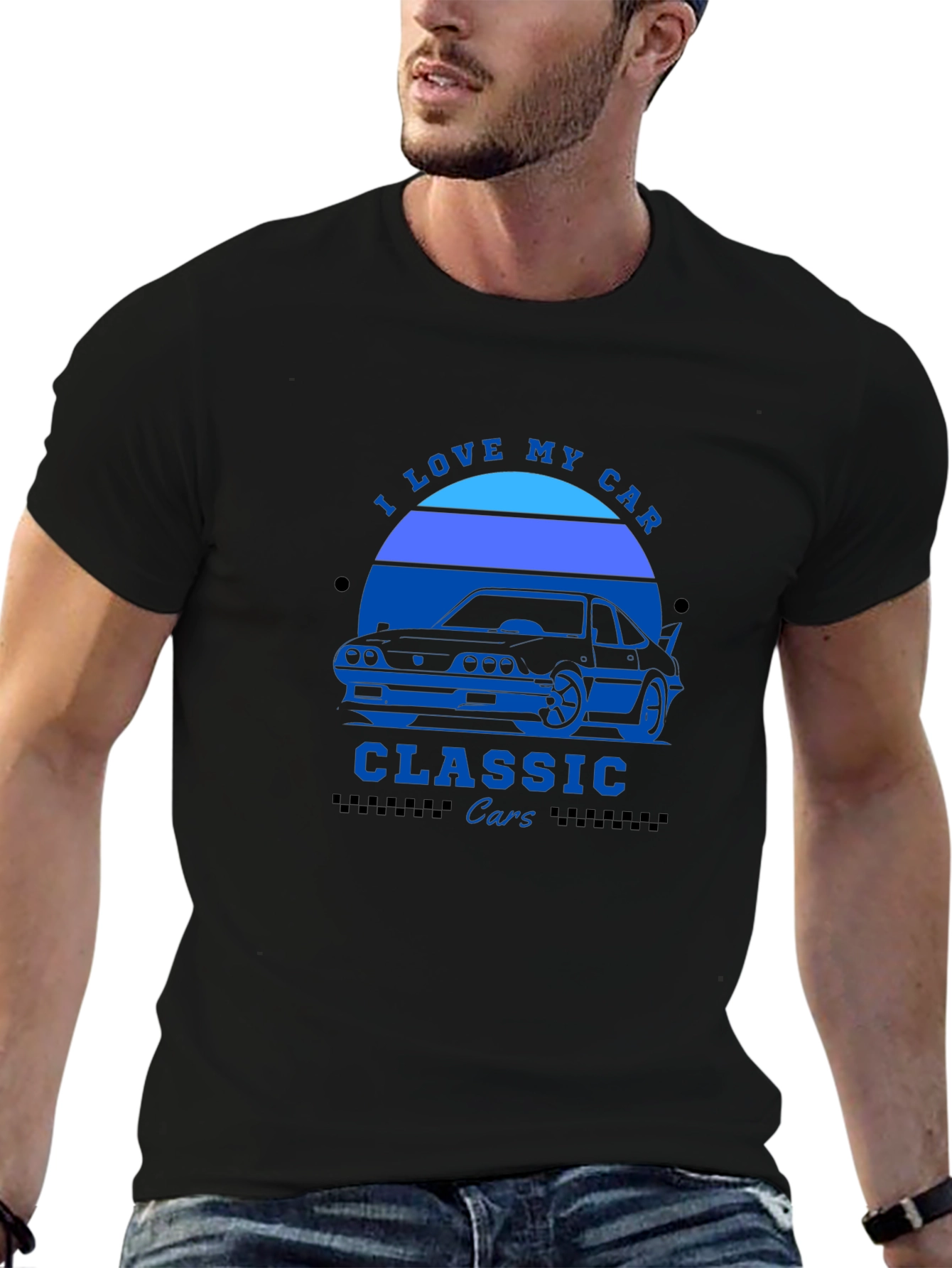I Love My Car Classic Cars Graphic Tee