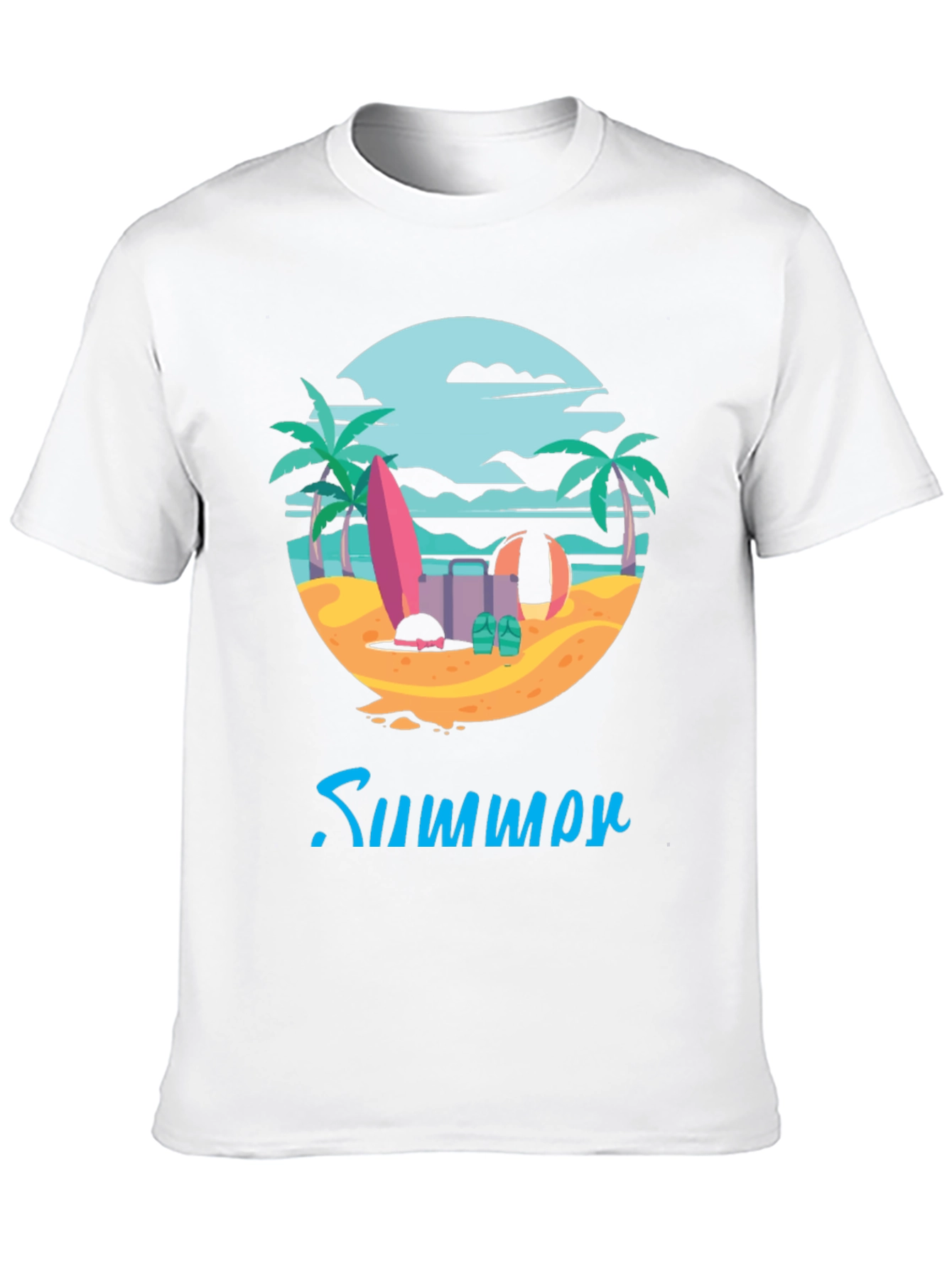 Summer Beach Graphic Tee