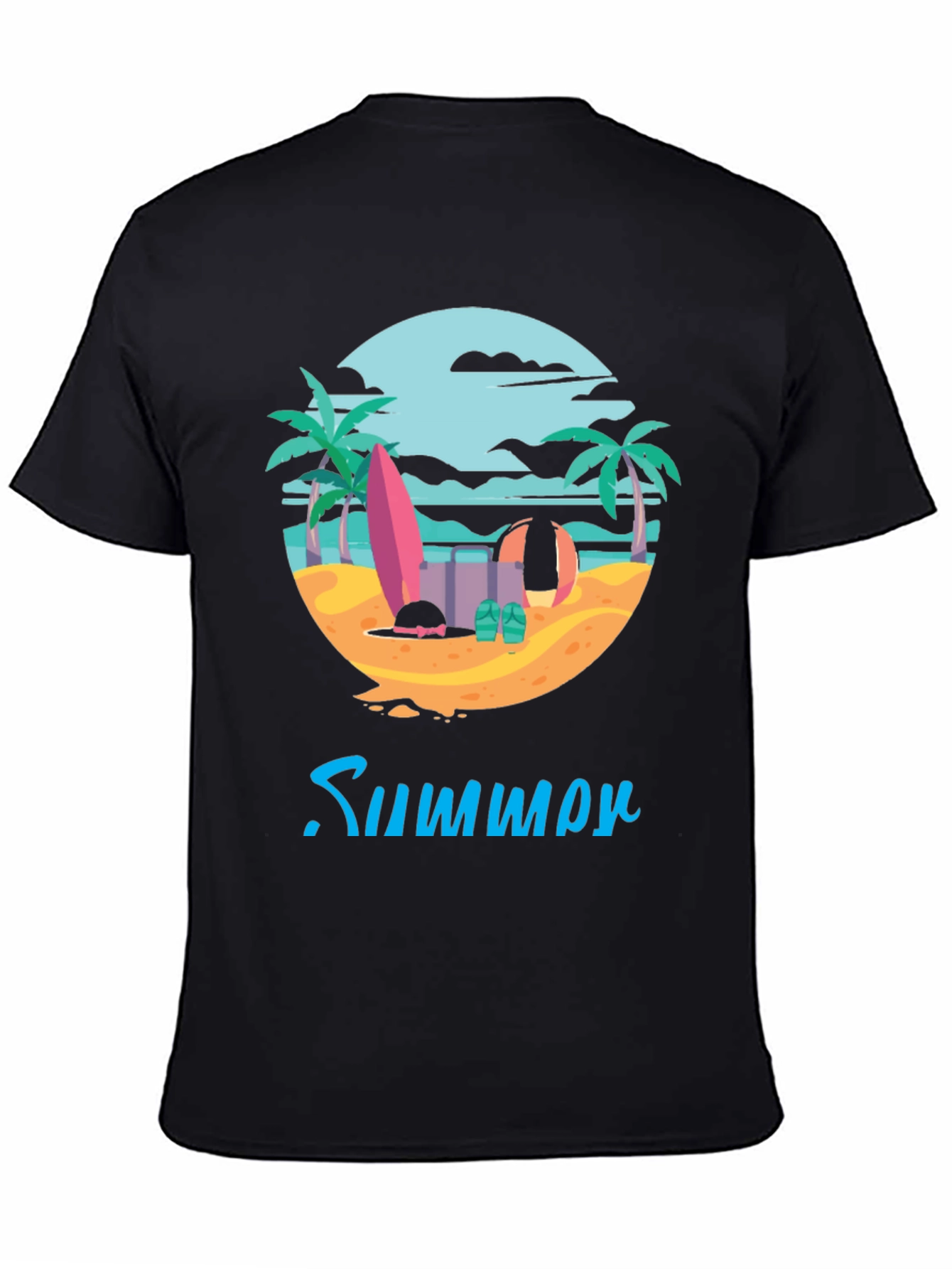 Summer Beach Graphic Tee