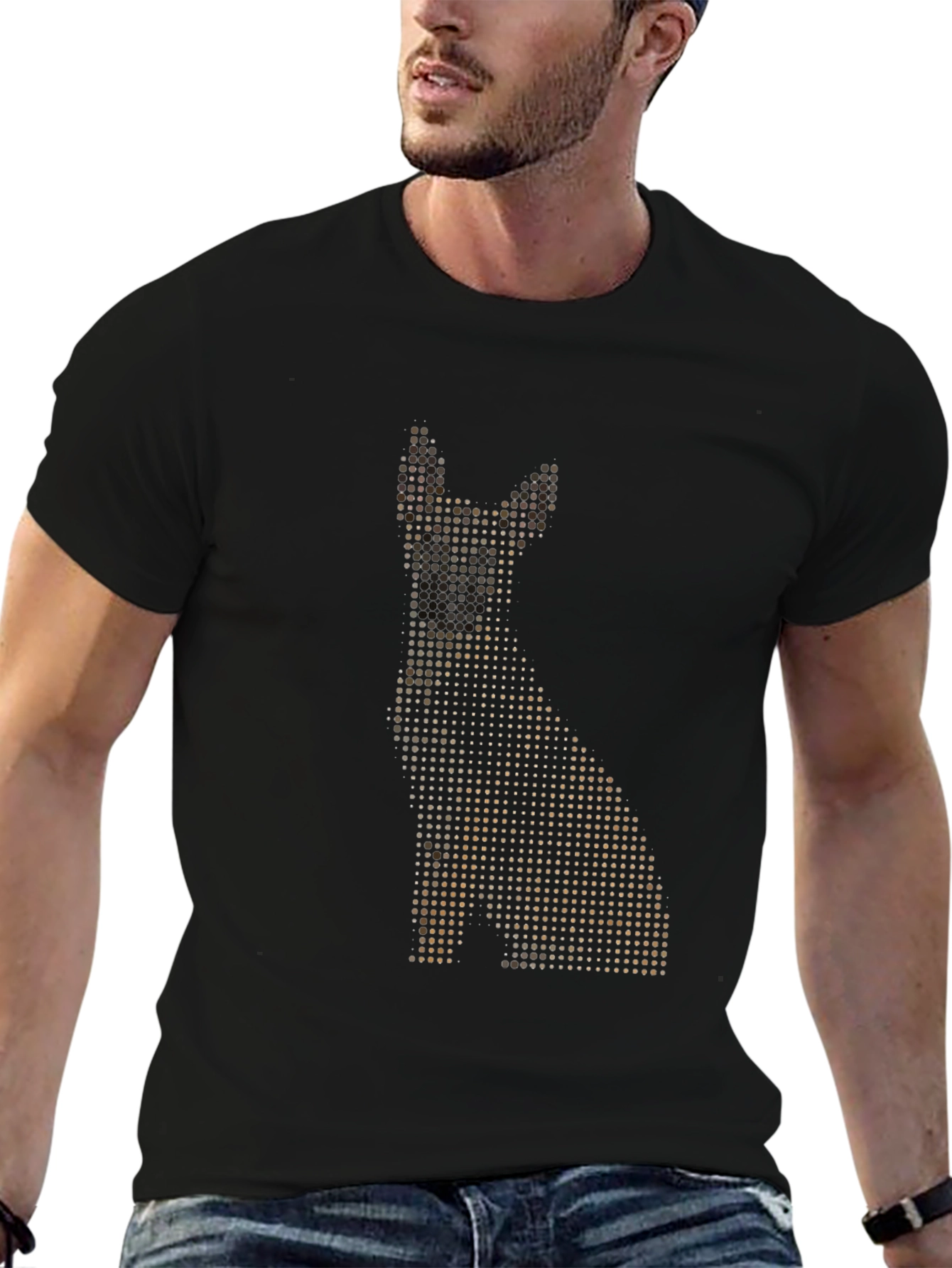 Dotted Dog Graphic T-Shirt