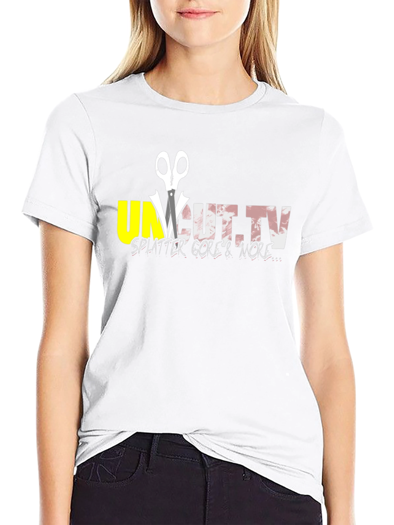 Uncut TV Splatter Gore T-Shirt