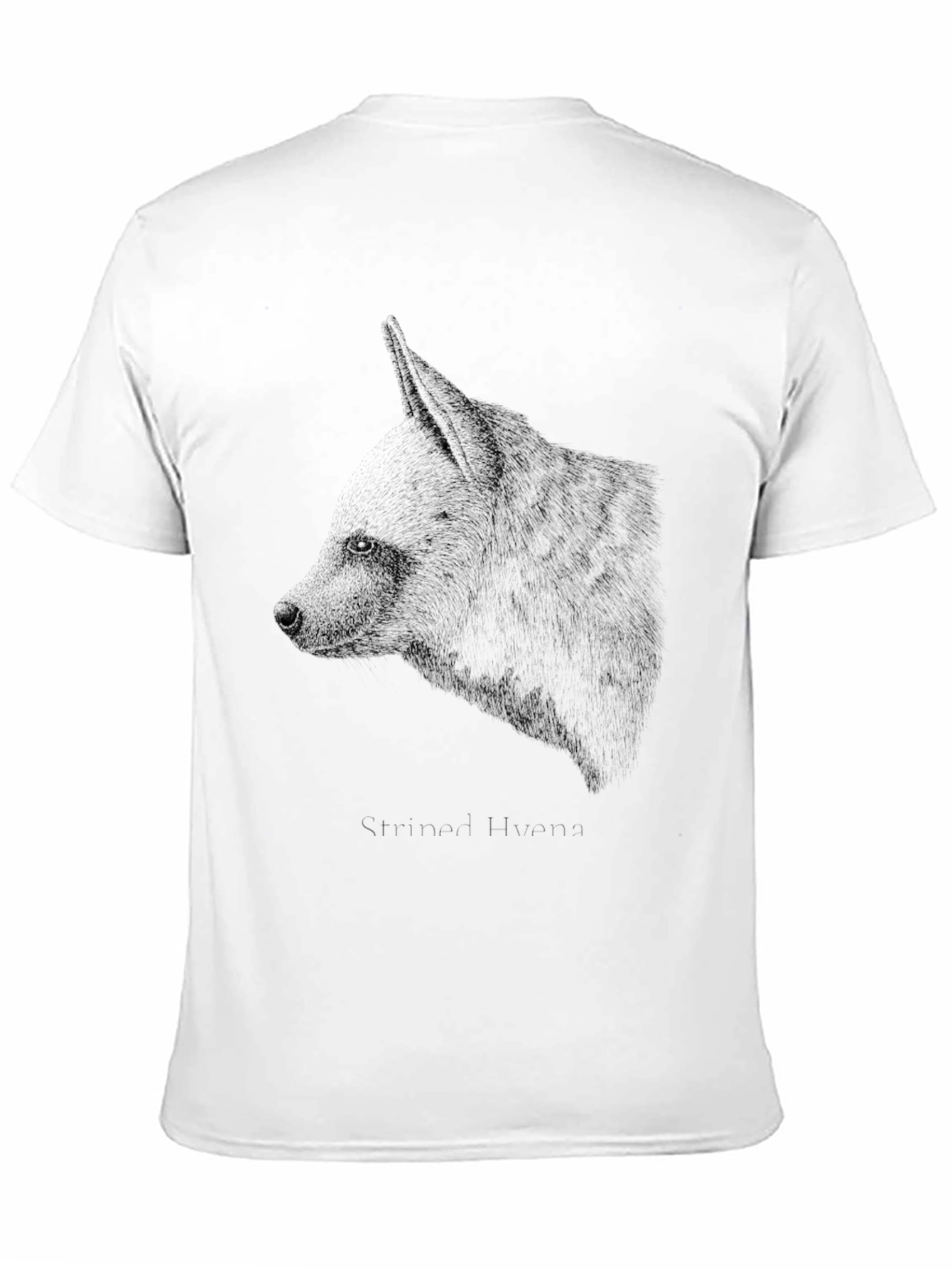 Black Wolf Graphic Print T-Shirt