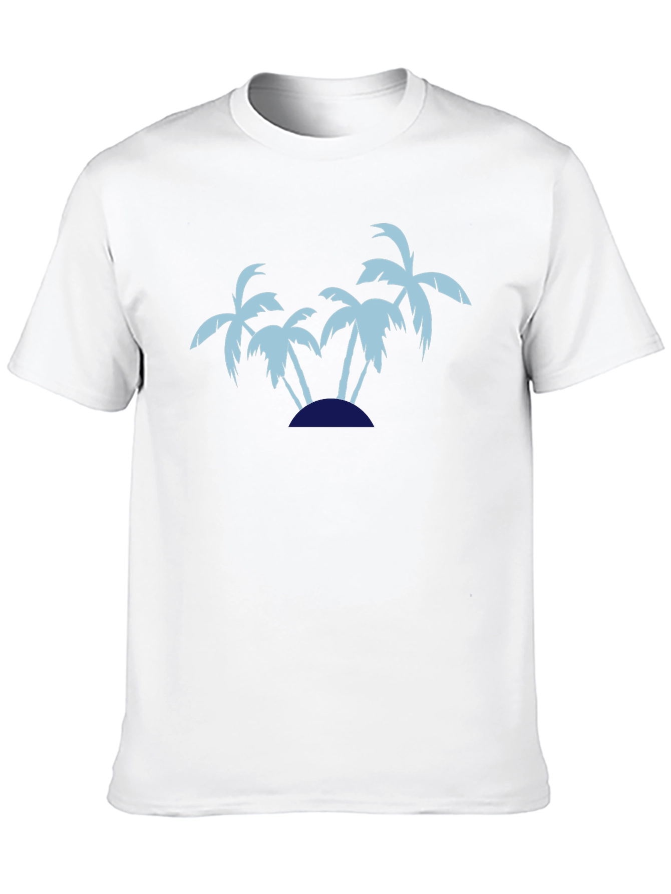 Island Palm Tree Graphic Tee - Relaxed Fit