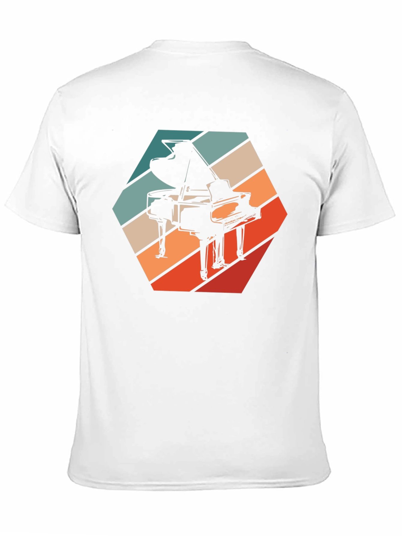 Retro Piano T-Shirt - Musical Instrument Graphic Tee
