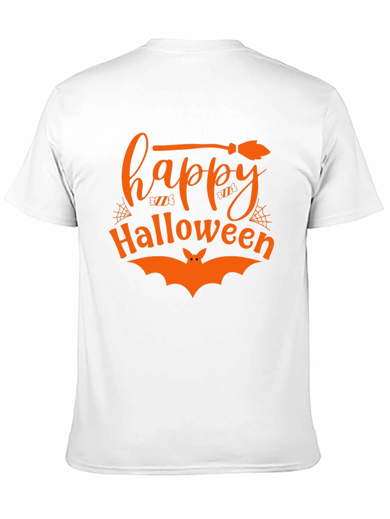 Happy Halloween T-Shirt - Black Cotton Tee
