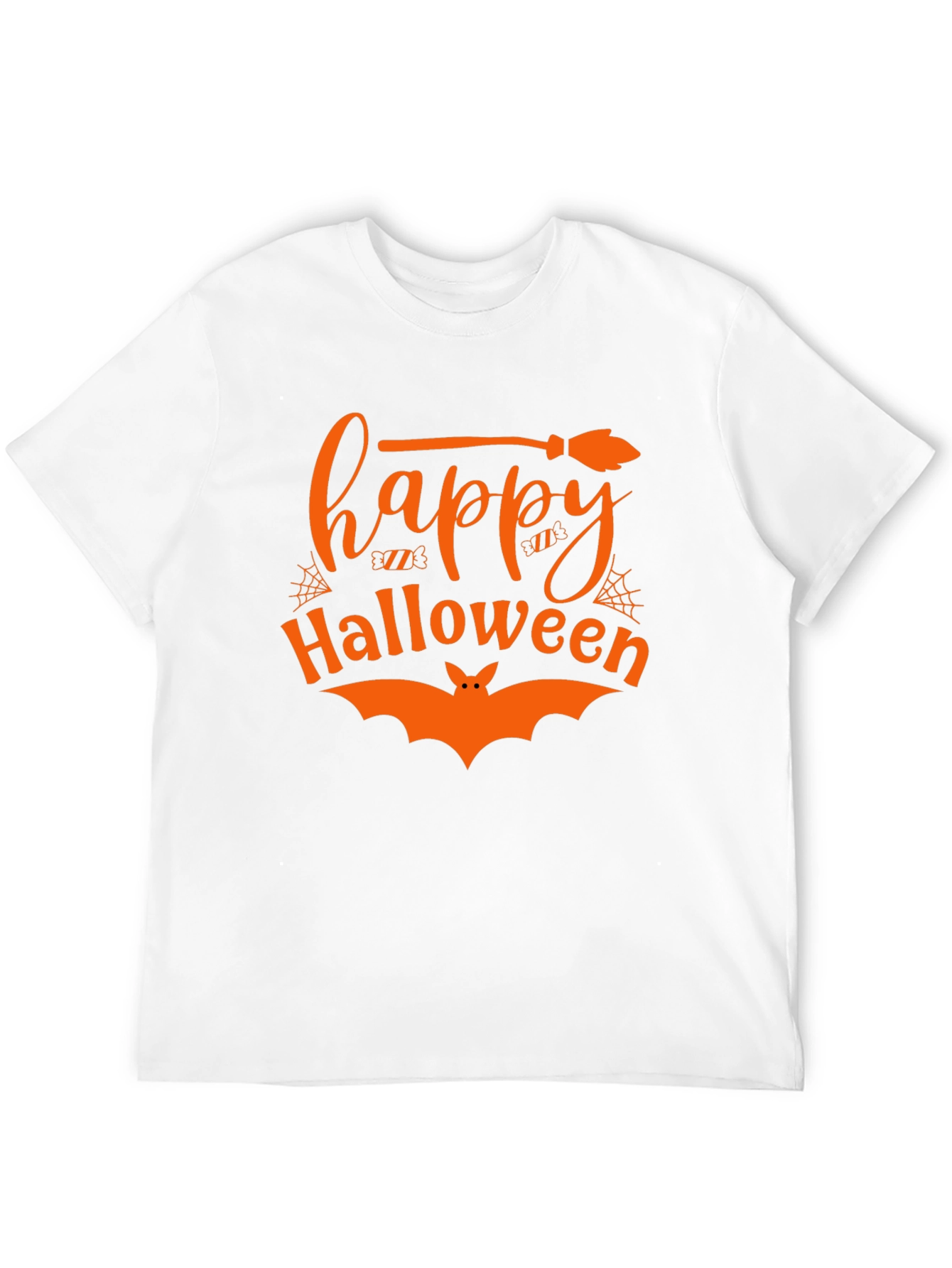 Happy Halloween T-Shirt - Black Cotton Tee