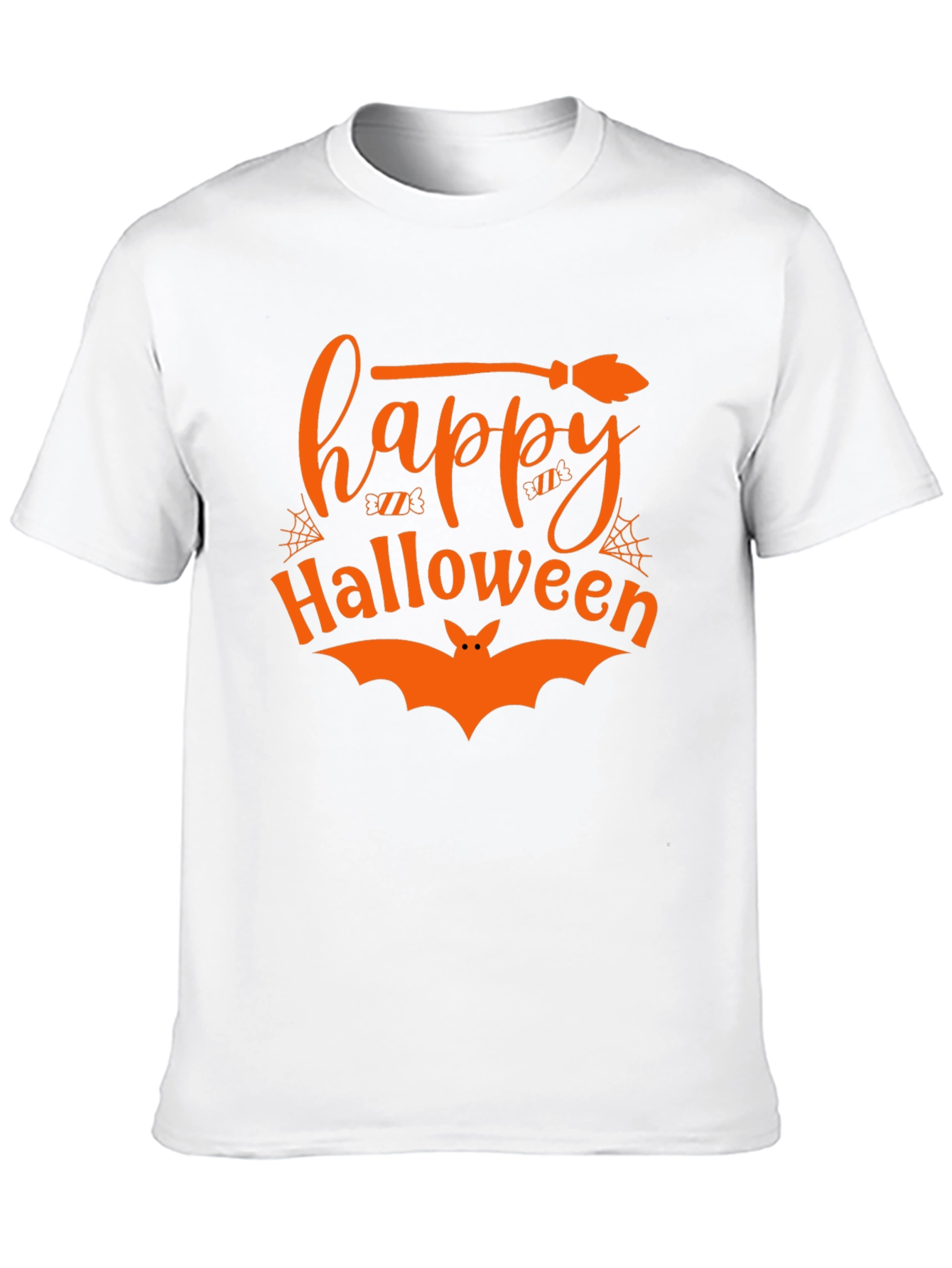 Happy Halloween T-Shirt - Black Cotton Tee