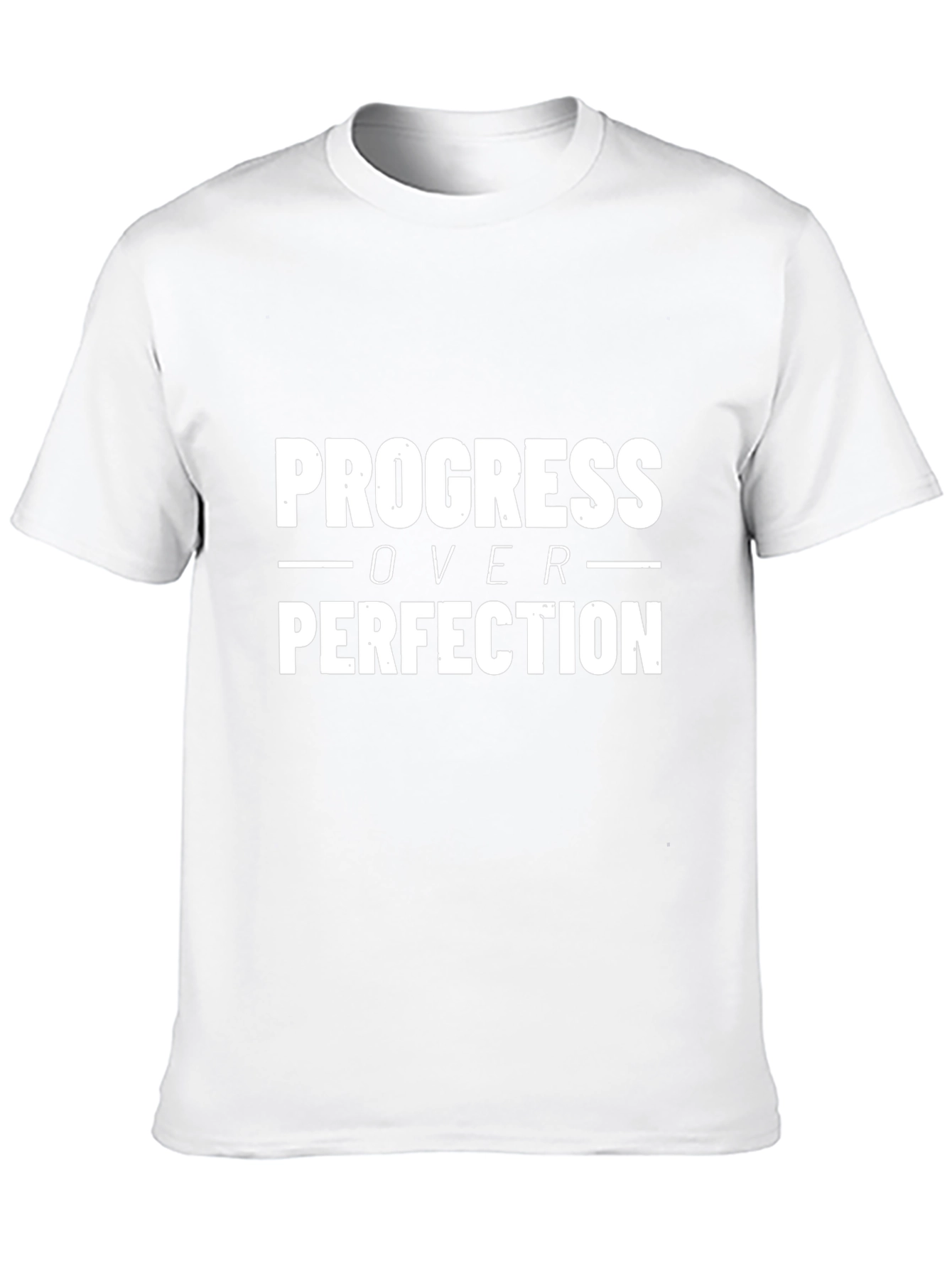 Progress Over Perfection Graphic T-Shirt - Motivational Tee