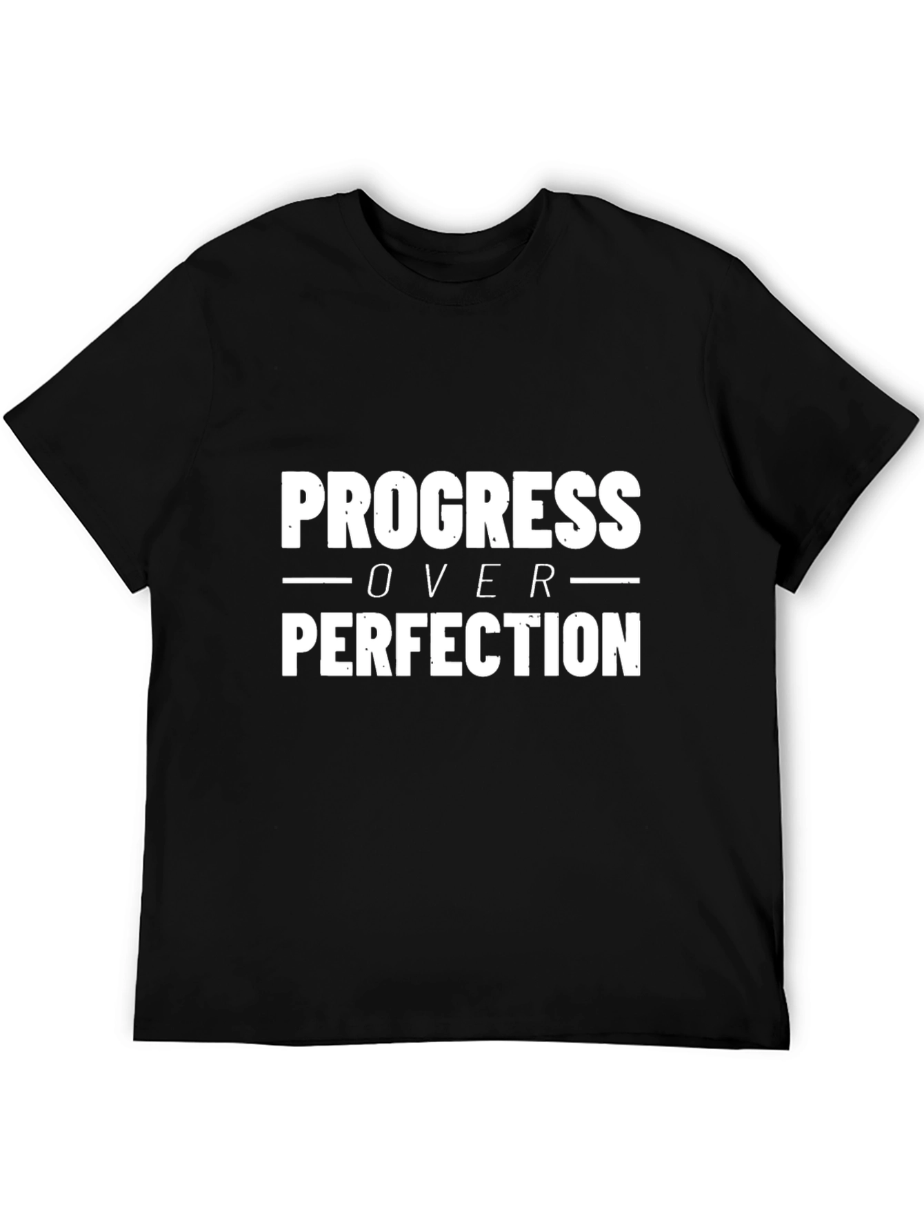 Progress Over Perfection Graphic T-Shirt - Motivational Tee