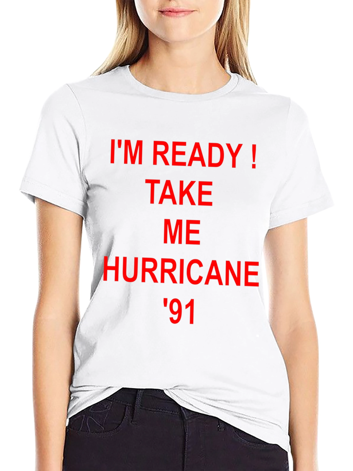 Im Ready! Hurricane 91 Graphic Tee - Black
