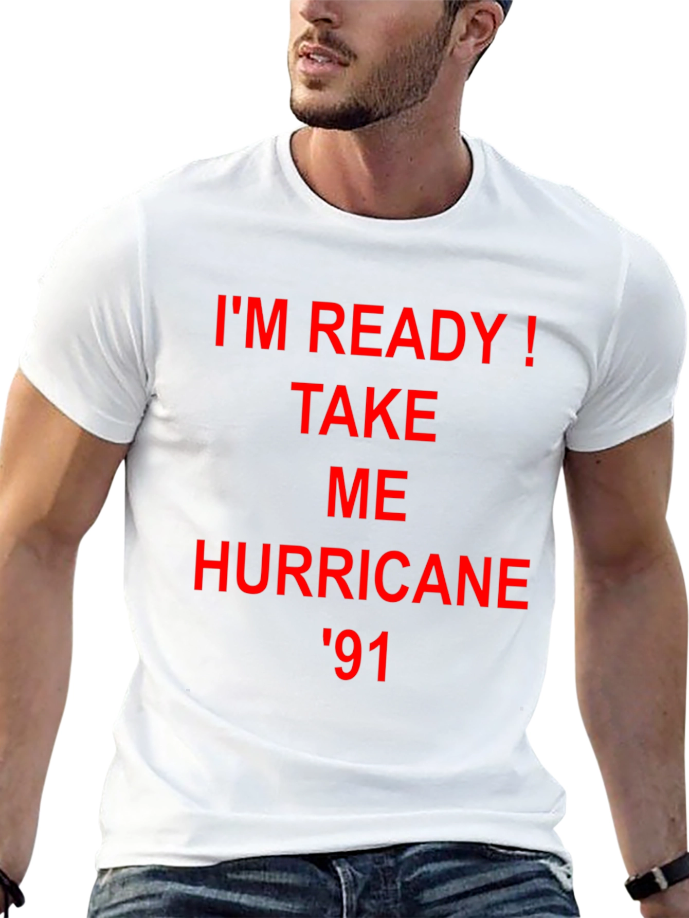 Im Ready! Hurricane 91 Graphic Tee - Black