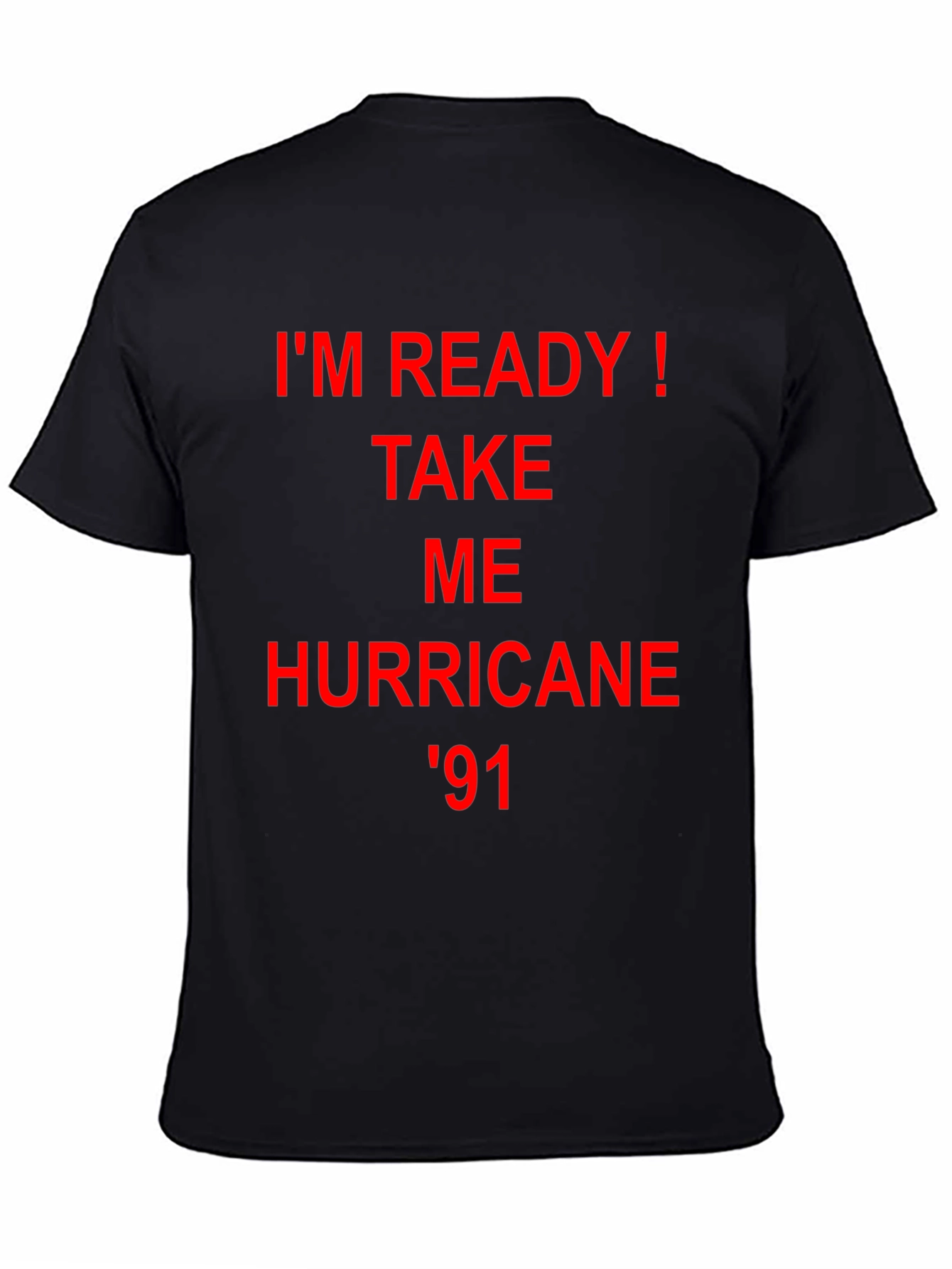 Im Ready! Hurricane 91 Graphic Tee - Black