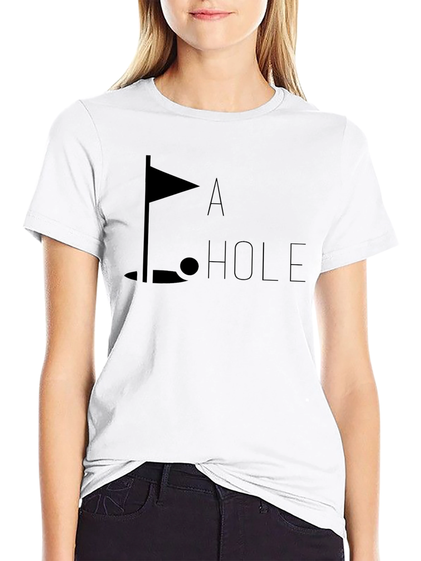Golf Humor Tee - A Hole T-Shirt