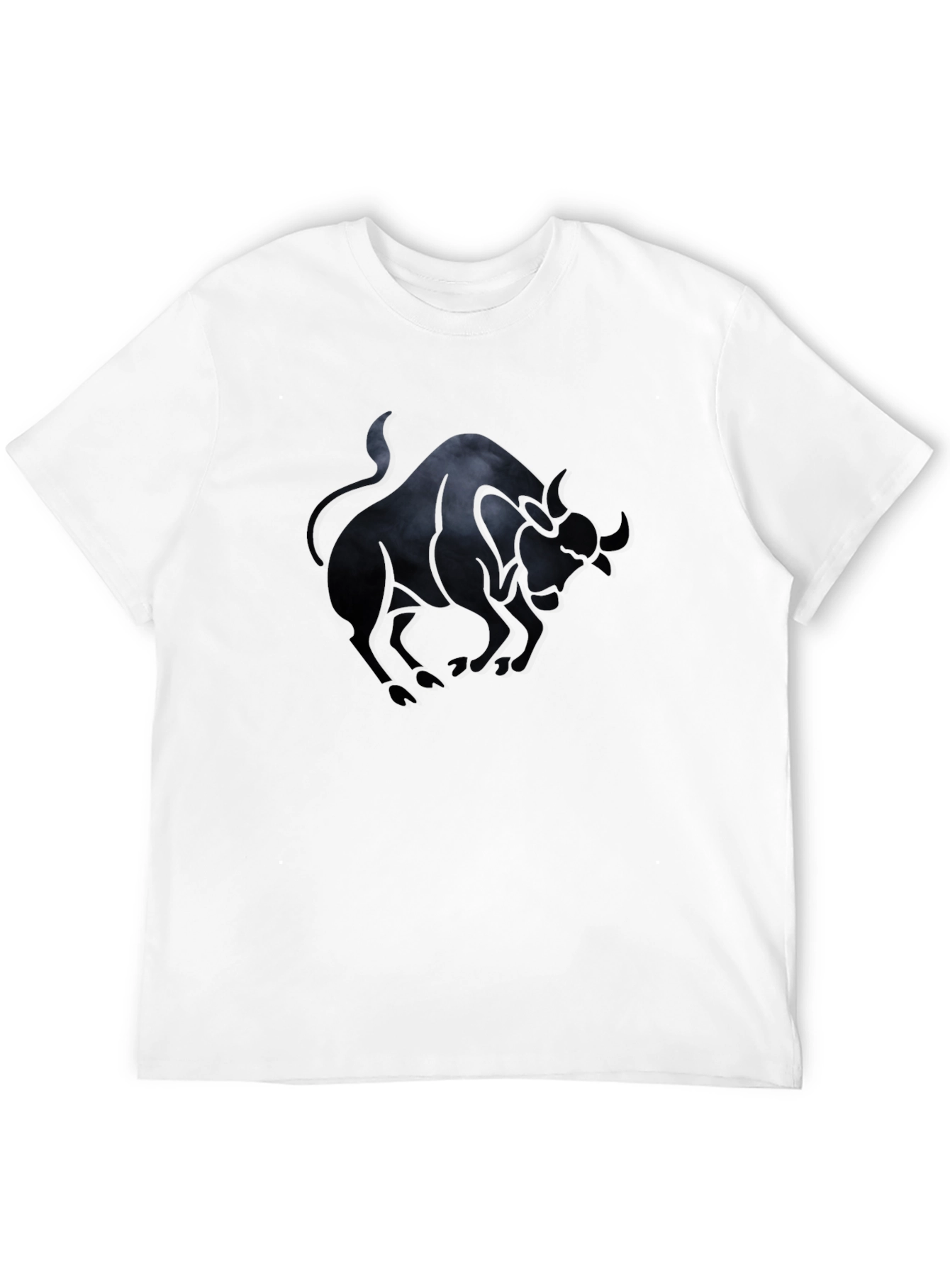 Black Taurus Graphic Tee - Zodiac Style