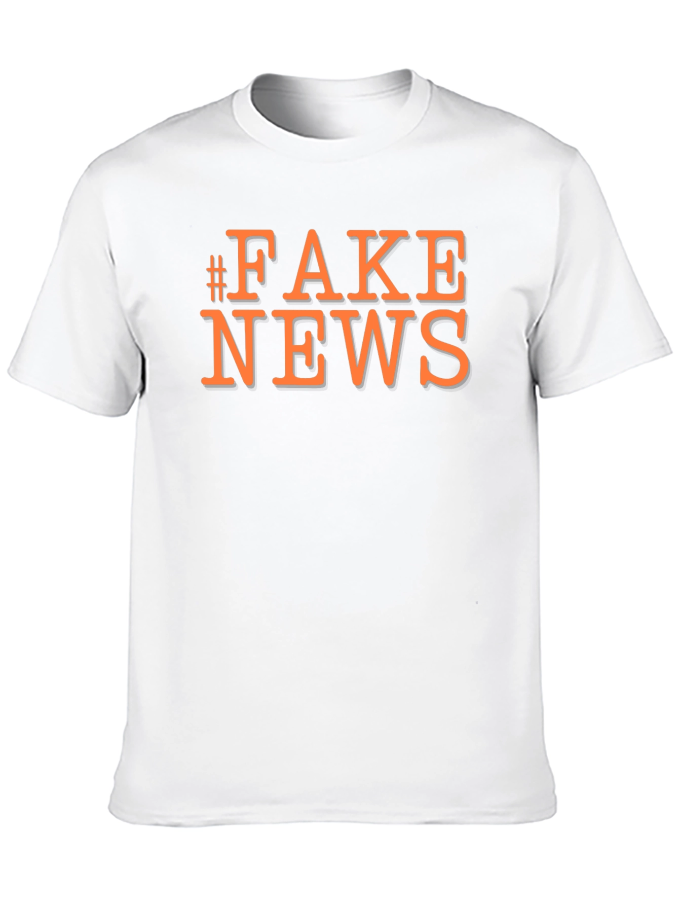 Fake News Graphic Tee - Black