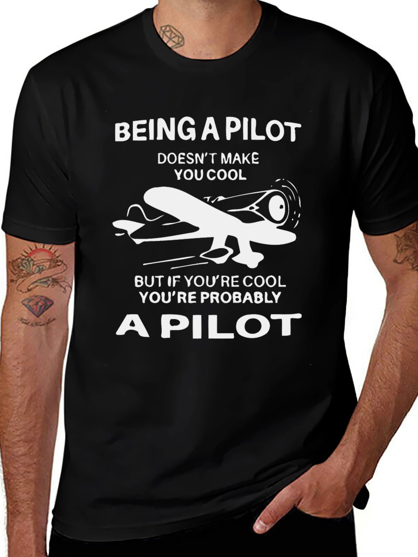 Cool Pilot T-Shirt - Aviation Humor Tee