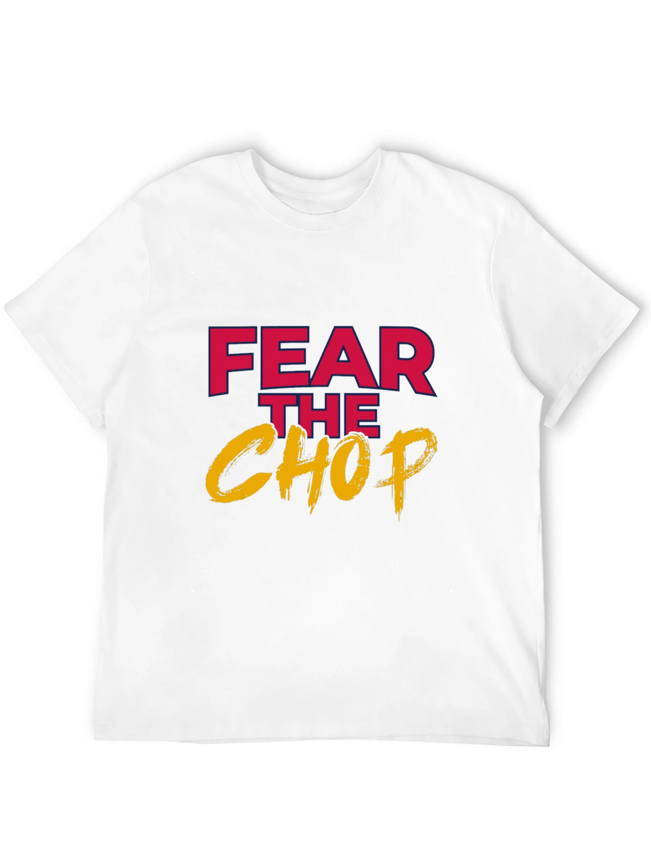 Fear the Chop Graphic Tee - Casual Comfort