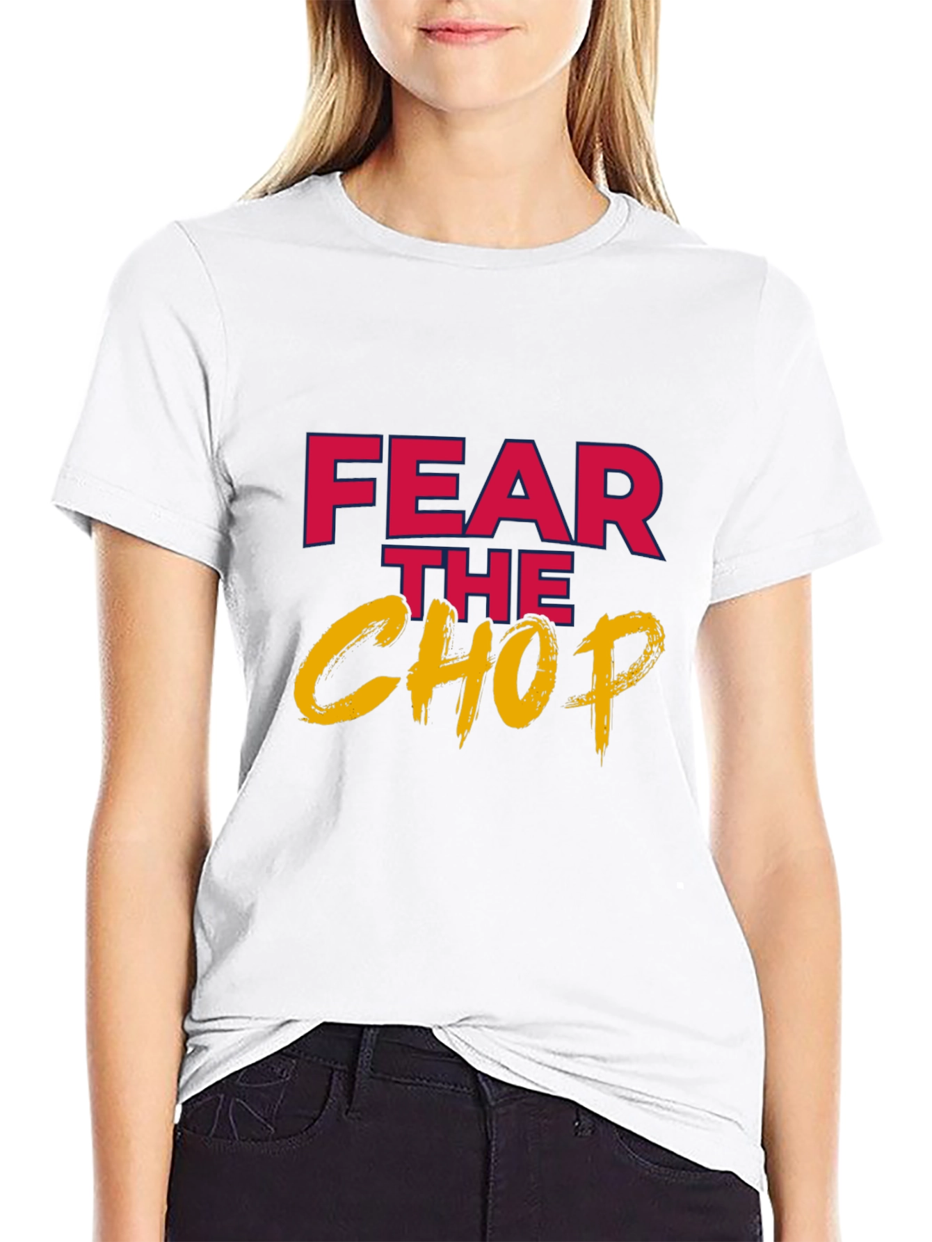 Fear the Chop Graphic Tee - Casual Comfort