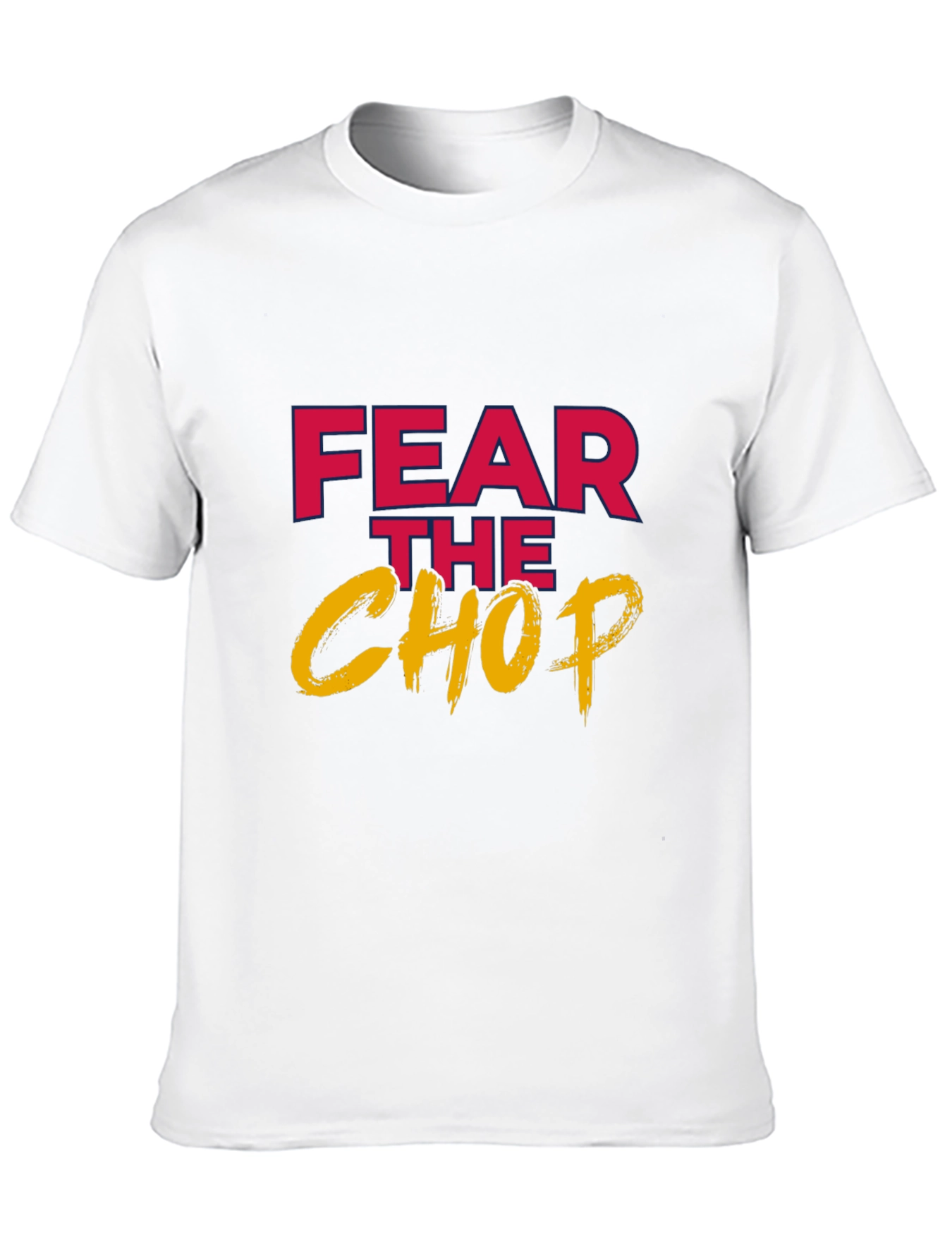 Fear the Chop Graphic Tee - Casual Comfort