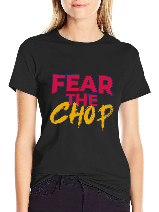 Fear the Chop Graphic Tee - Casual Comfort