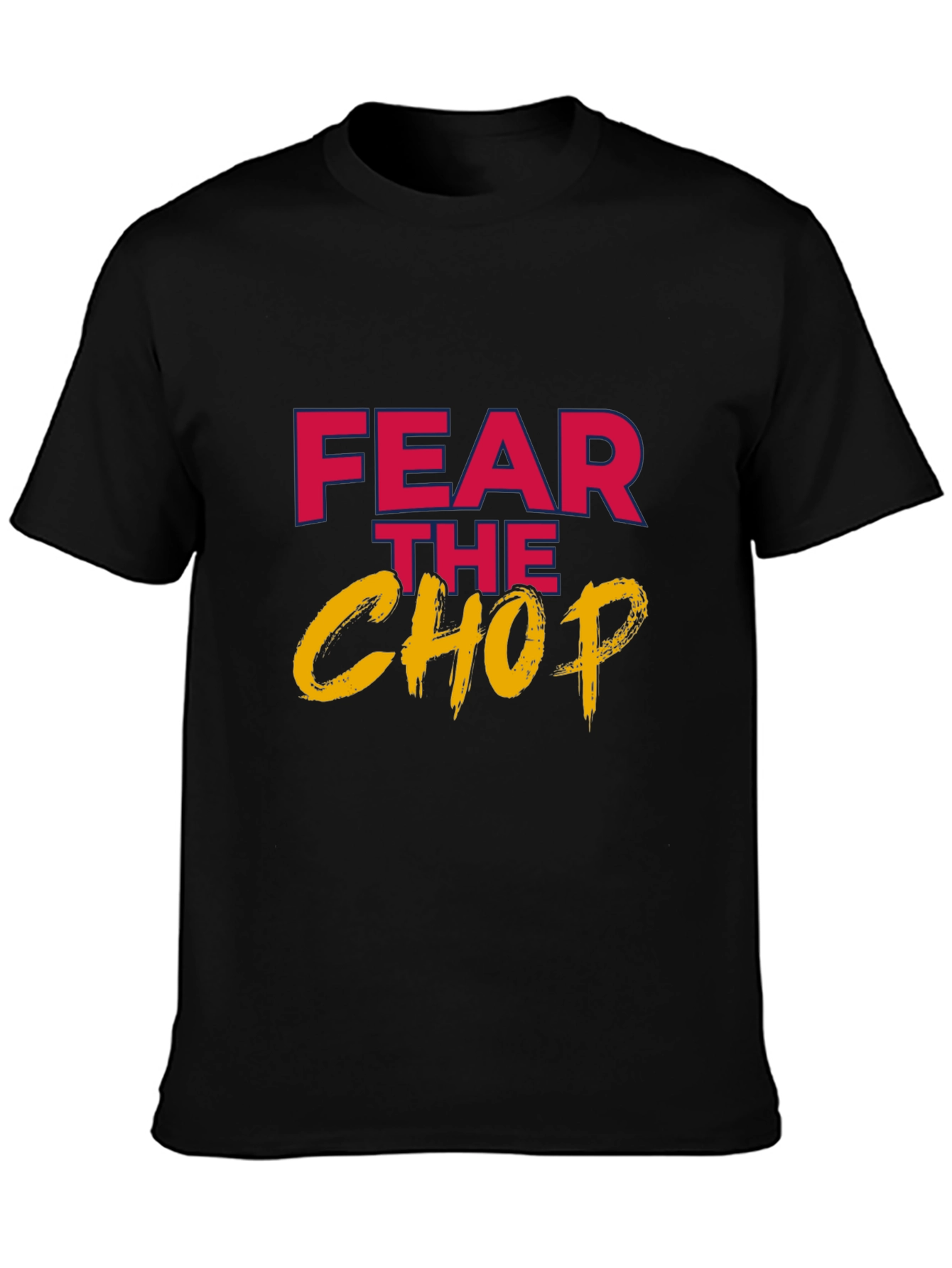 Fear the Chop Graphic Tee - Casual Comfort