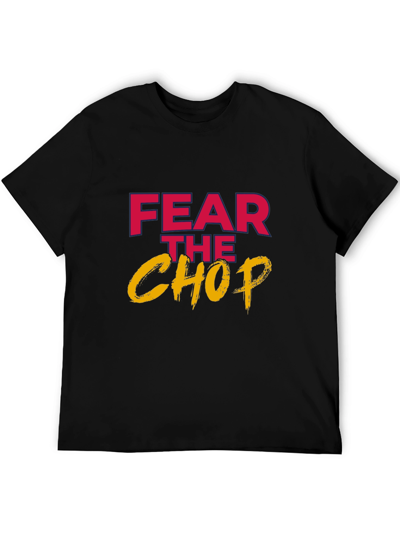 Fear the Chop Graphic Tee - Casual Comfort
