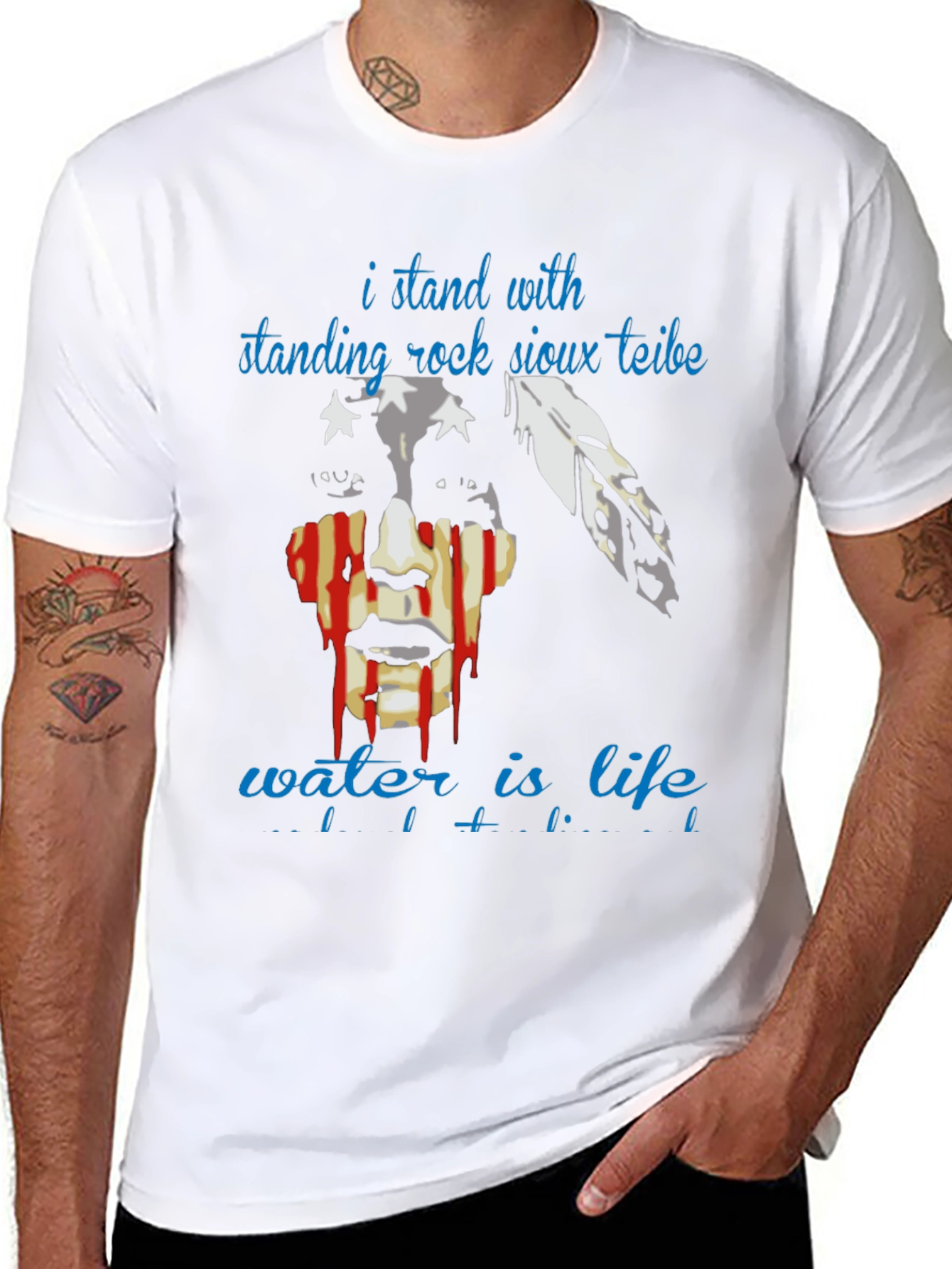 Standing Rock Sioux Tribe Graphic T-Shirt
