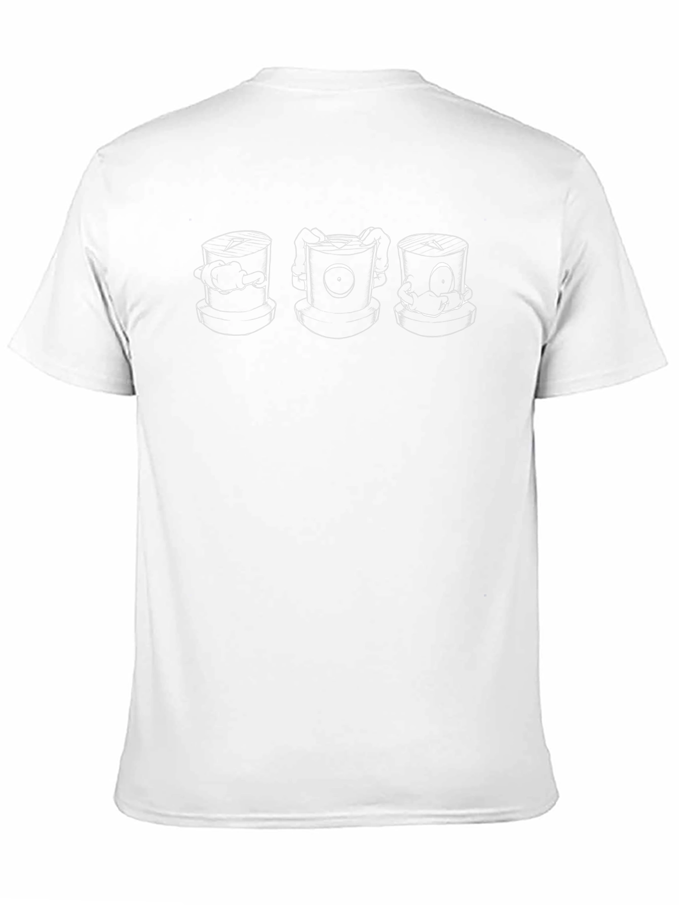Spray Can Caps Graphic T-Shirt - Casual Streetwear