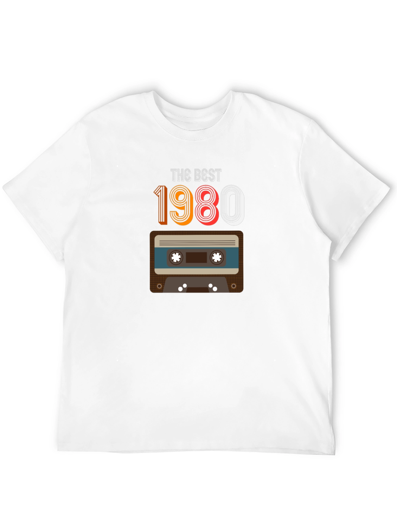 Retro 1980 Cassette Tape Graphic T-Shirt