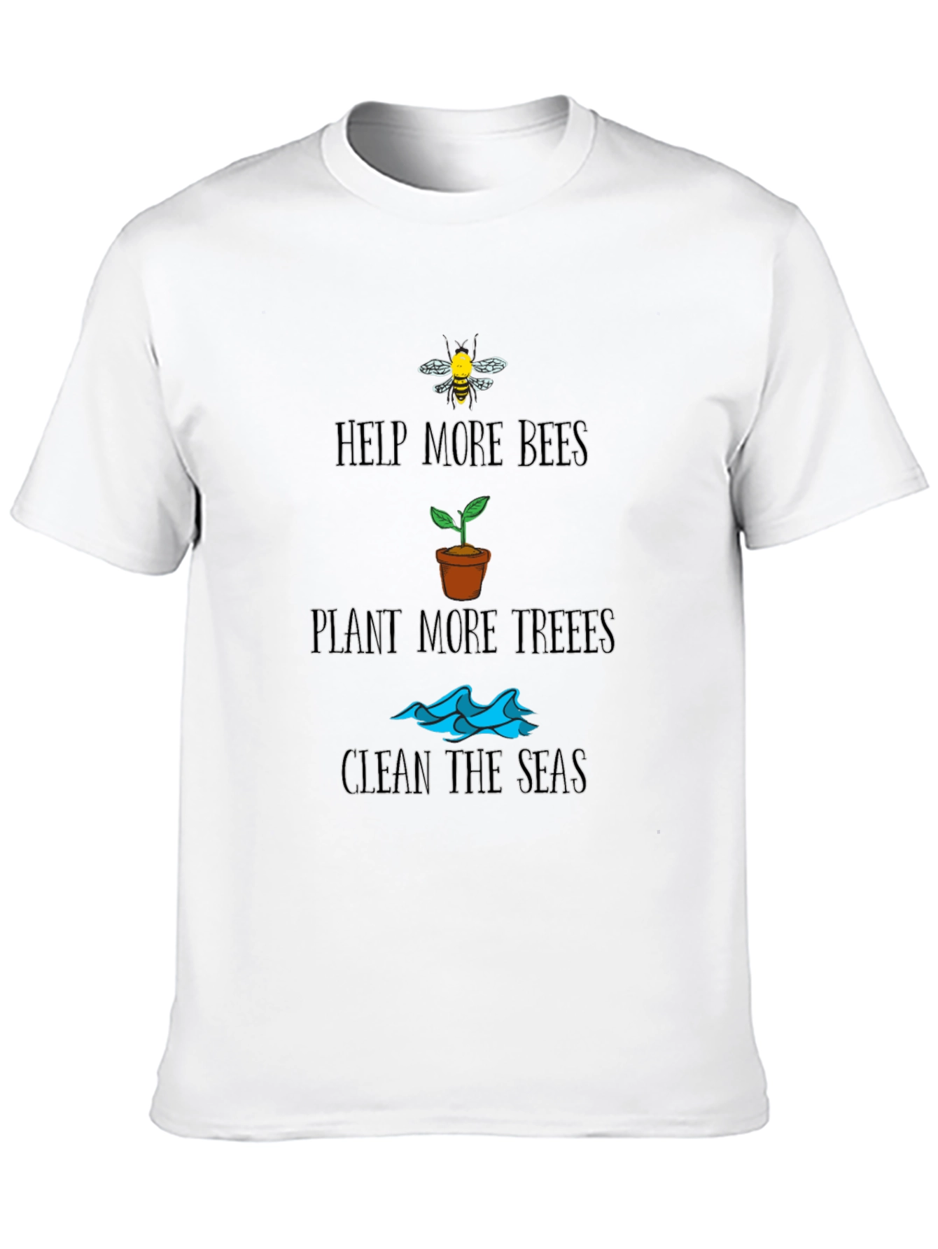 Eco-Friendly Graphic T-Shirt - Save the Planet