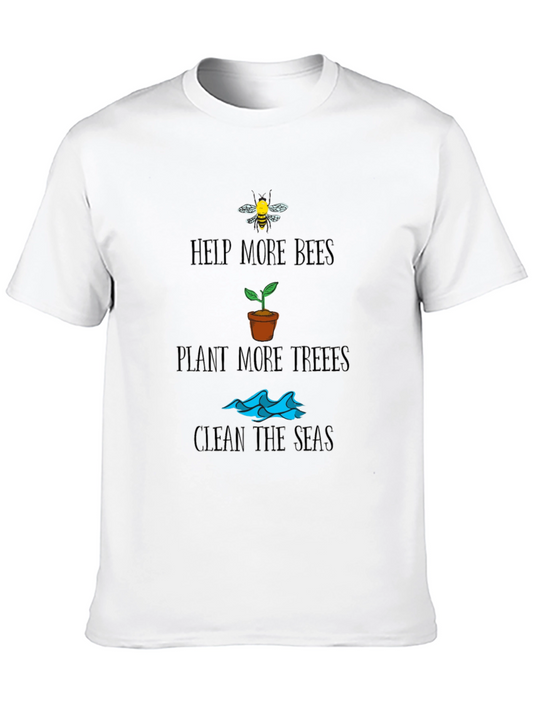 Eco-Friendly Graphic T-Shirt - Save the Planet