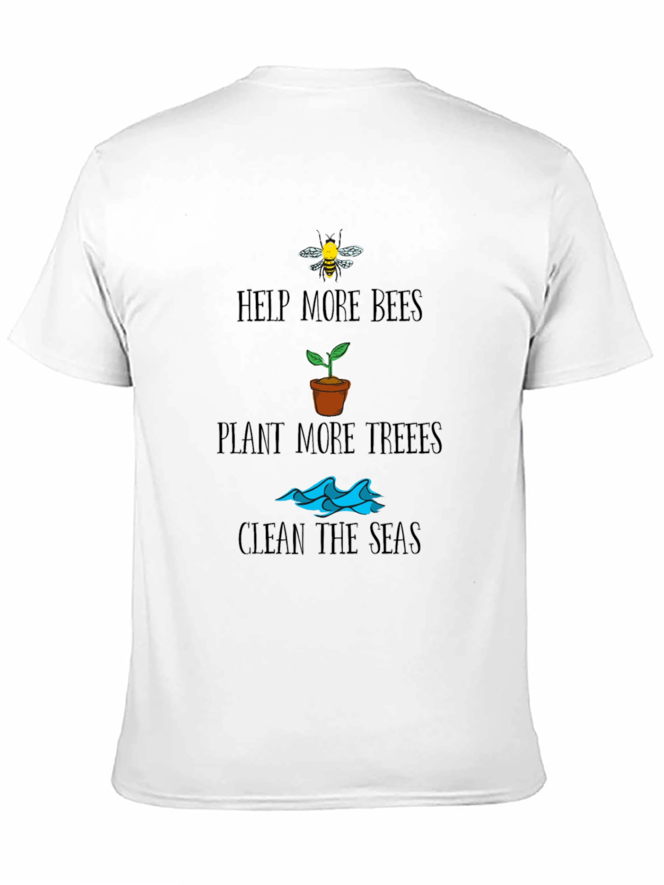 Eco-Friendly Graphic T-Shirt - Save the Planet