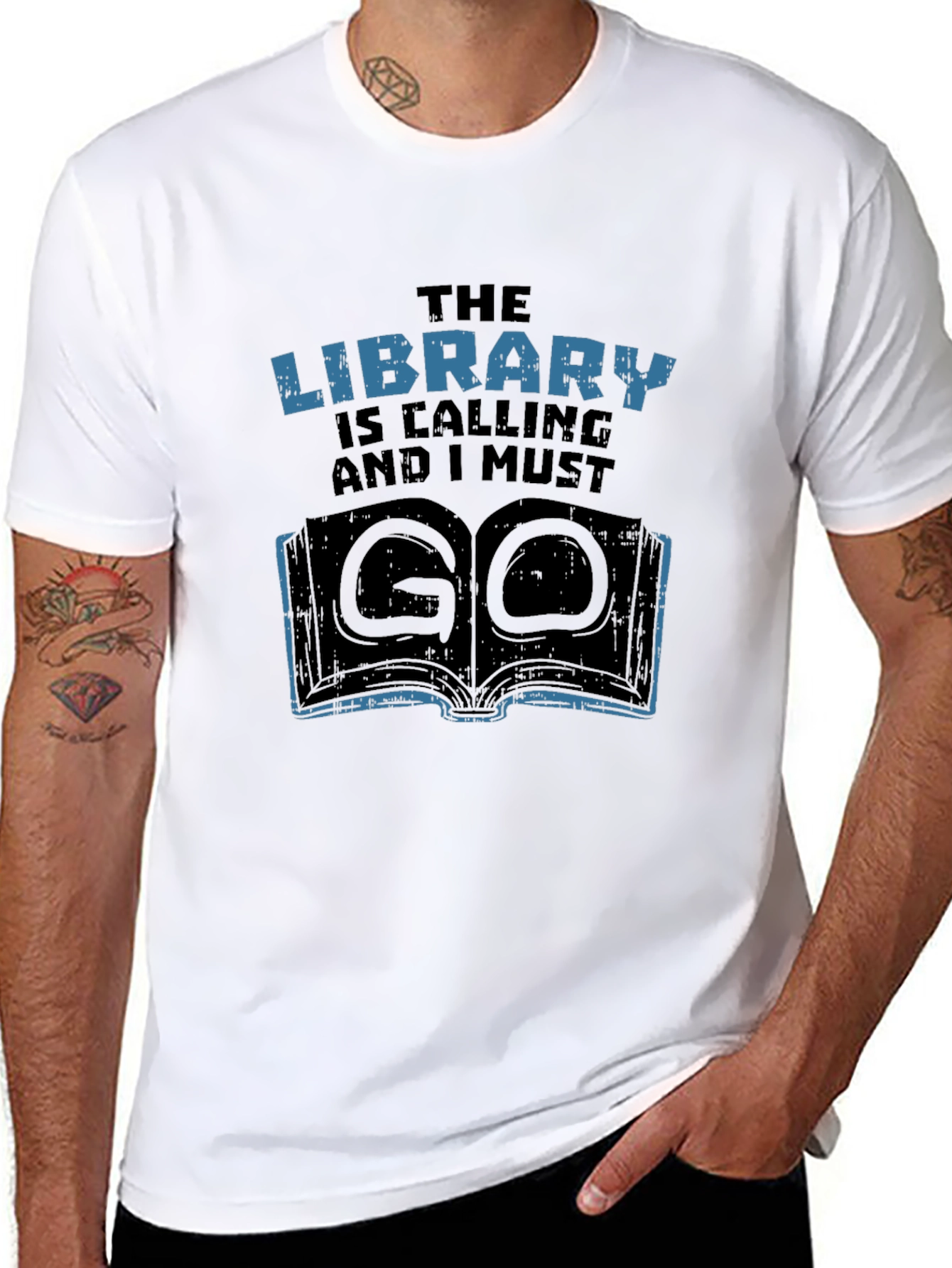 The Library Is Calling T-Shirt - Book Lover Tee