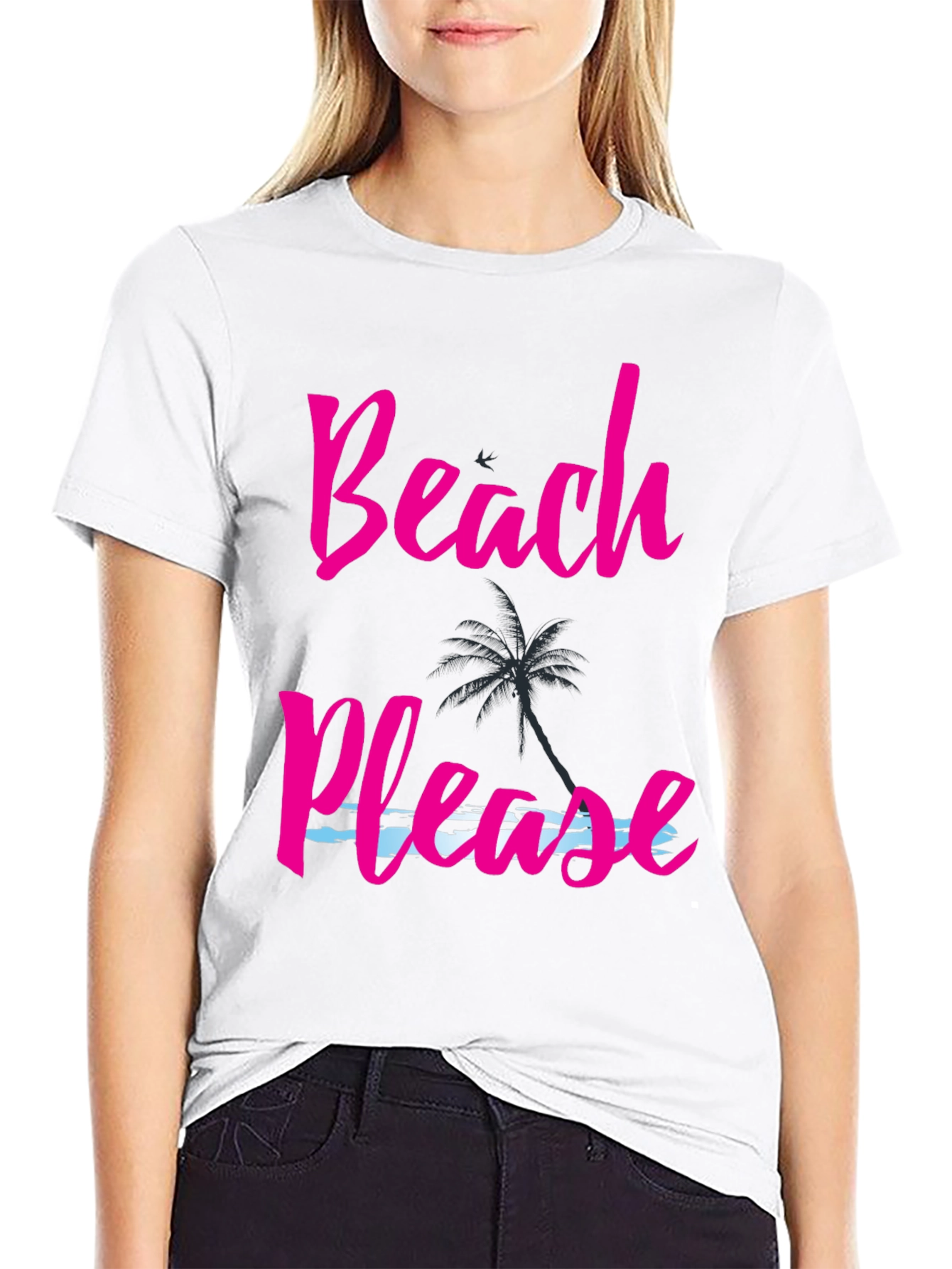 Beach Please Graphic Tee