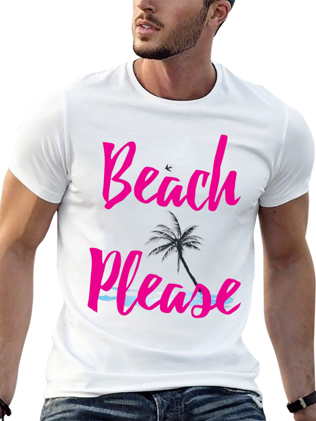 Beach Please Graphic Tee