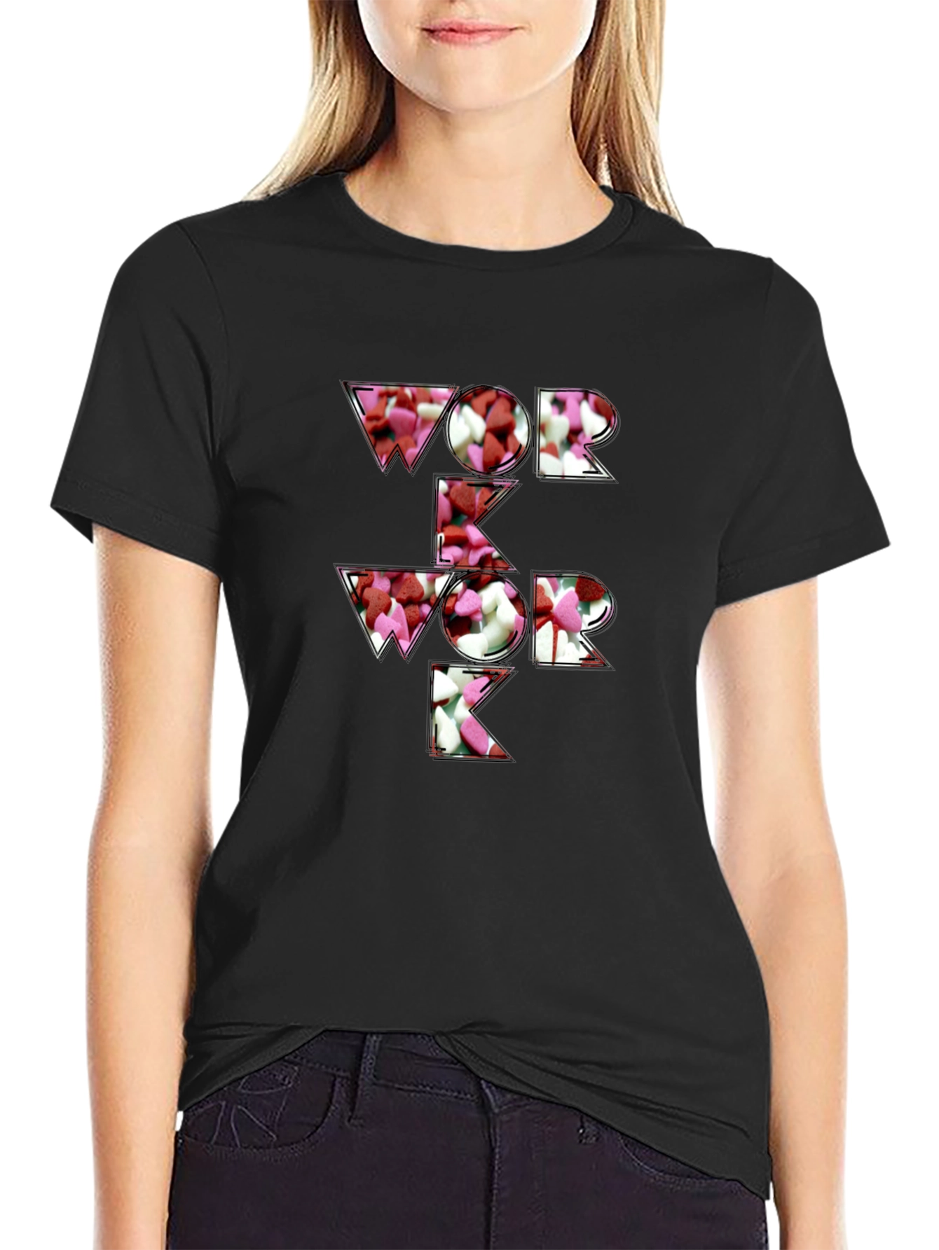 Work Candy Heart T-Shirt