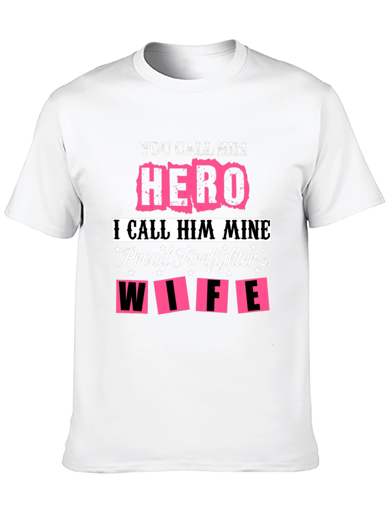 Proud Firefighters Wife Graphic Tee