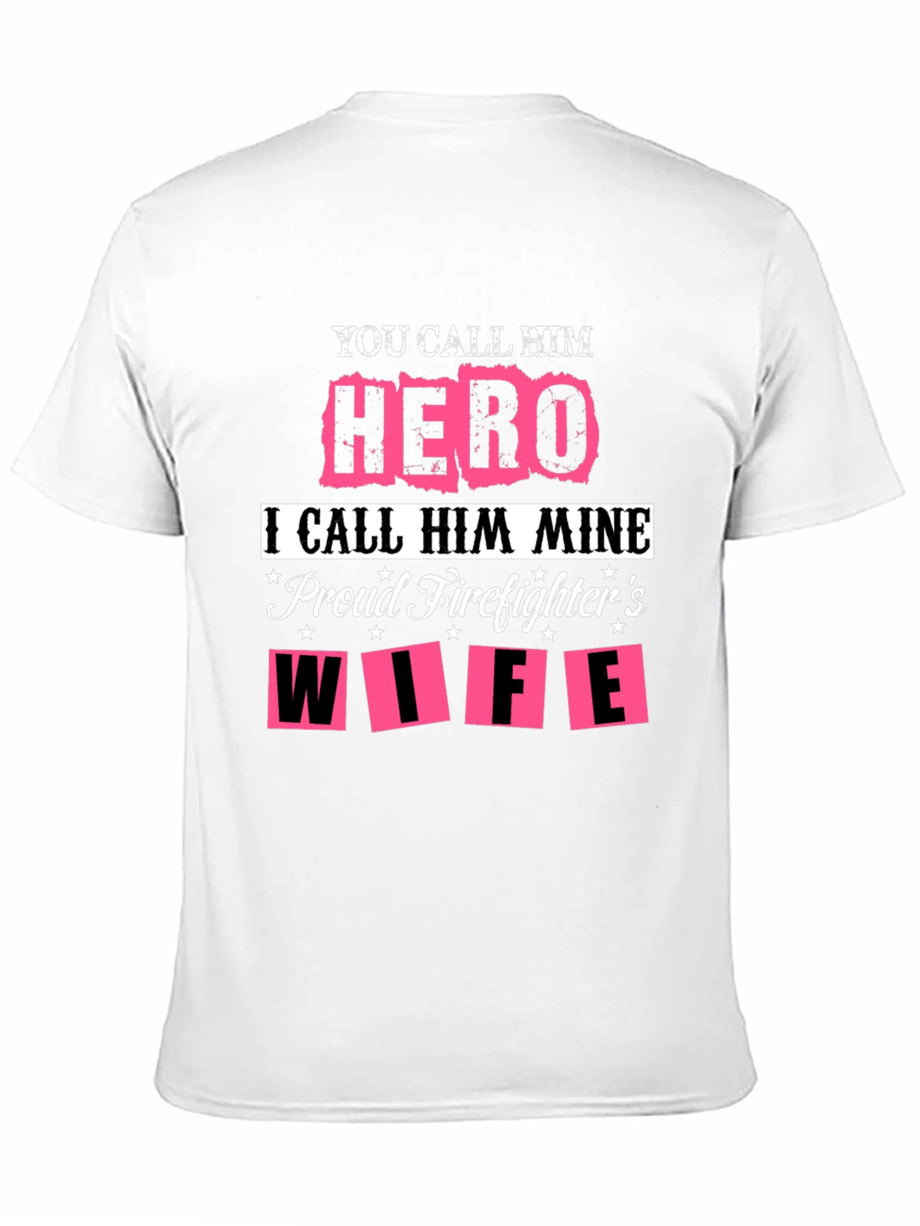 Proud Firefighters Wife Graphic Tee