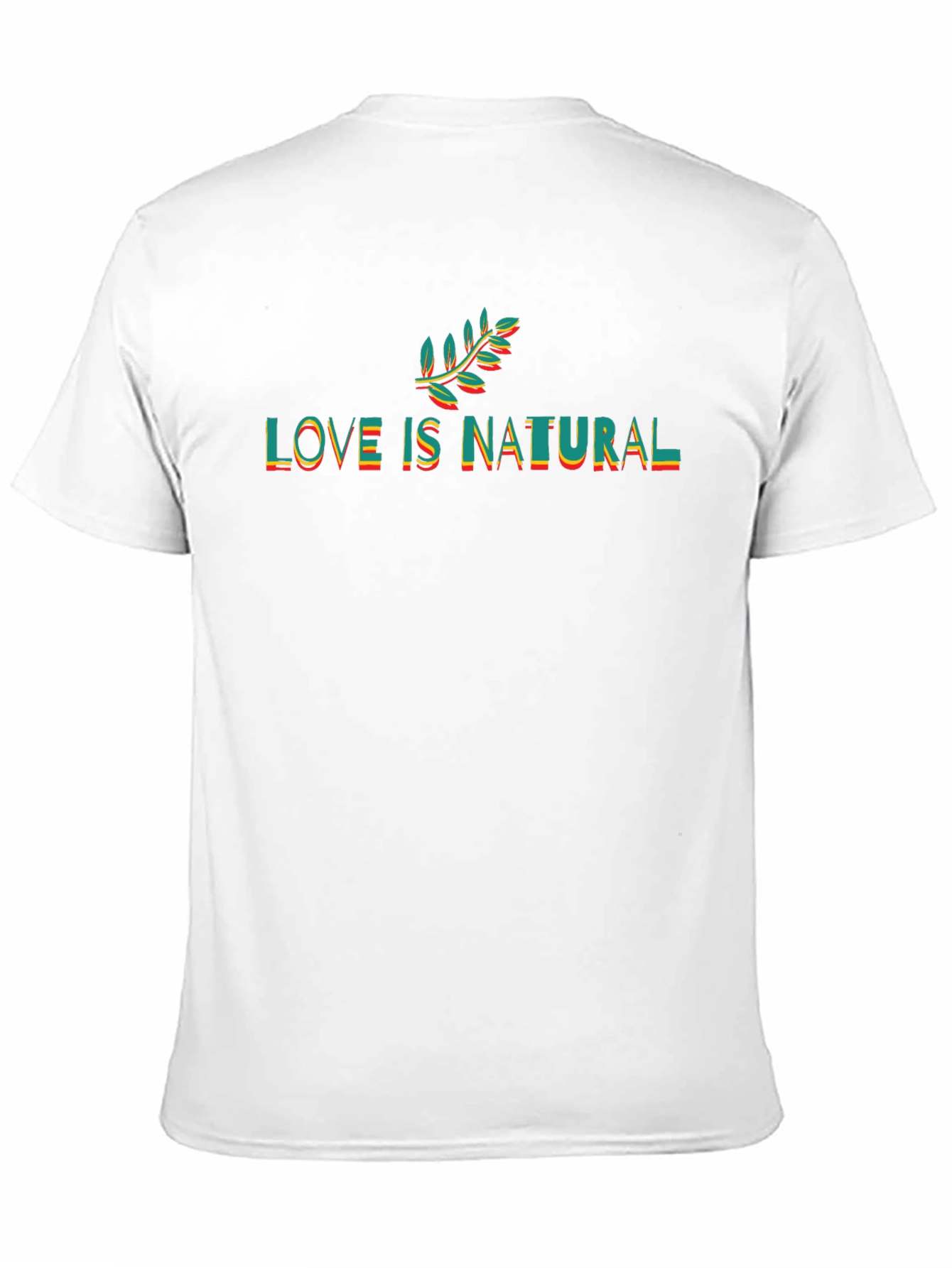 Love Is Natural Graphic Tee - Black