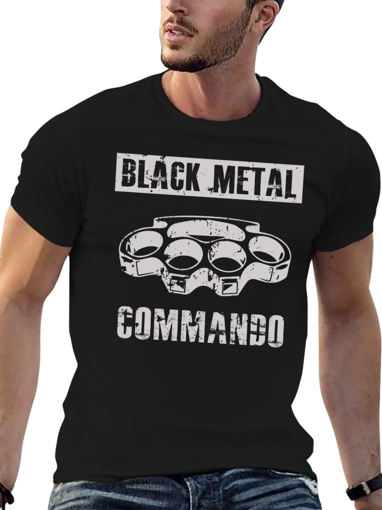 Black Metal Commando T-Shirt