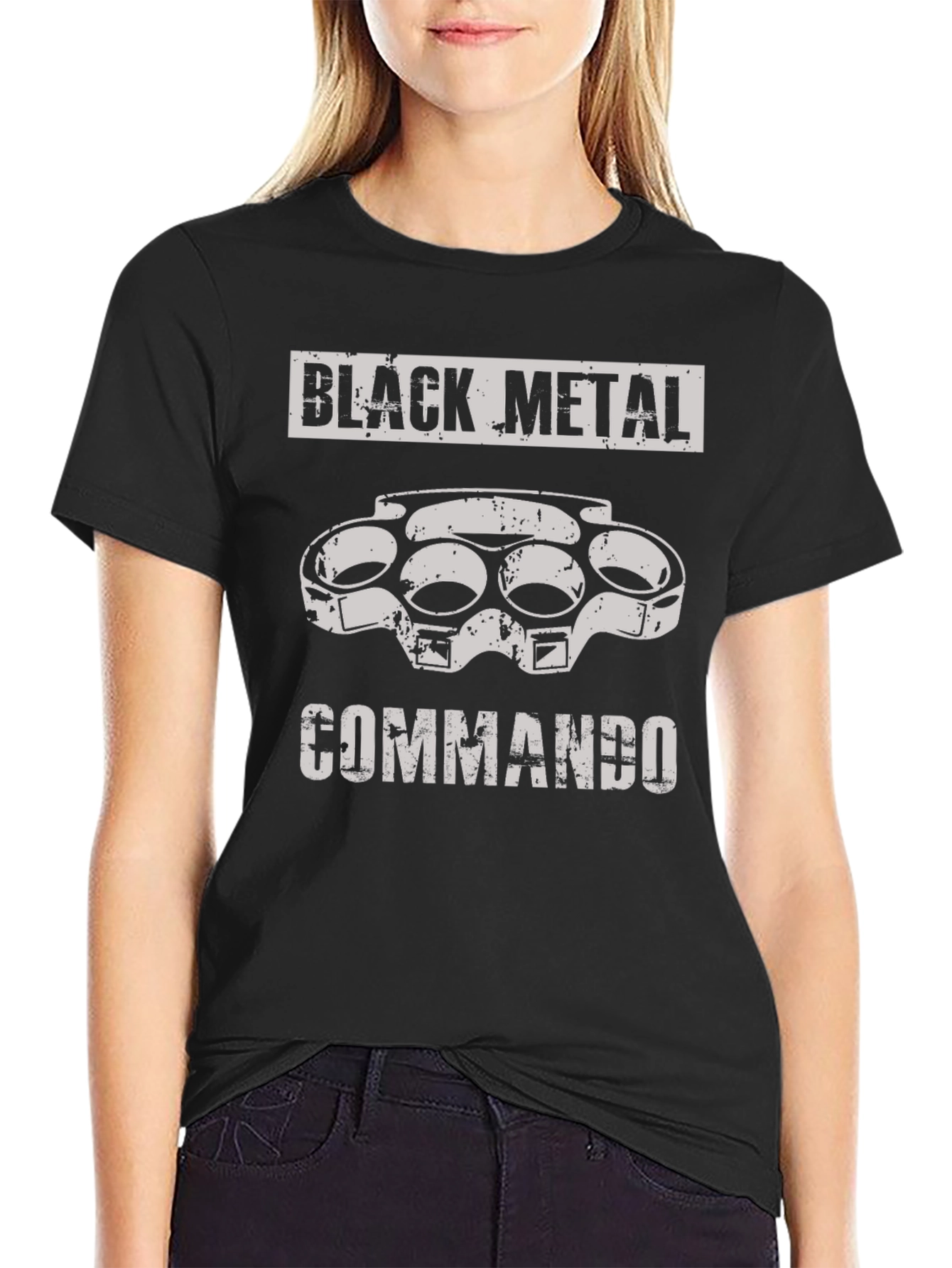 Black Metal Commando T-Shirt