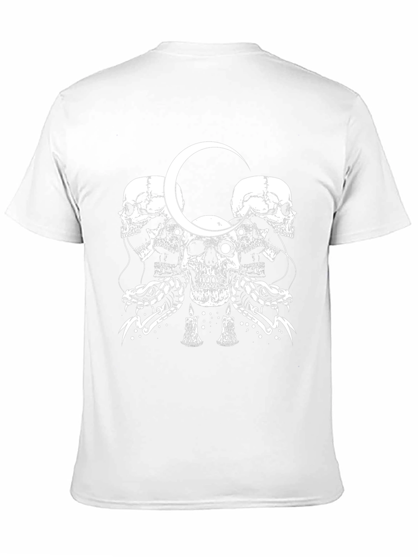 Skull & Serpent Graphic T-Shirt