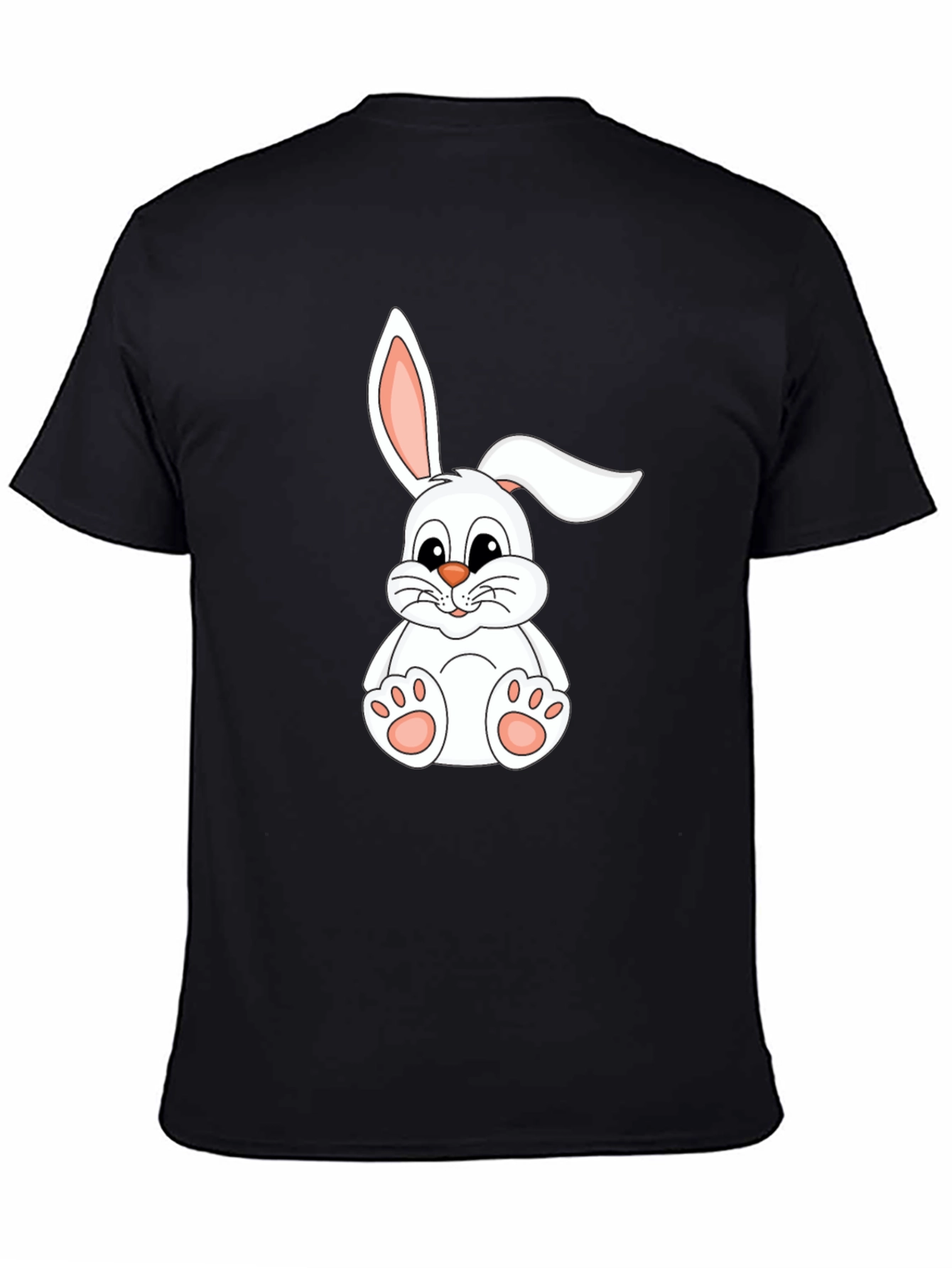 Cute Bunny Graphic Tee - Soft Cotton Blend
