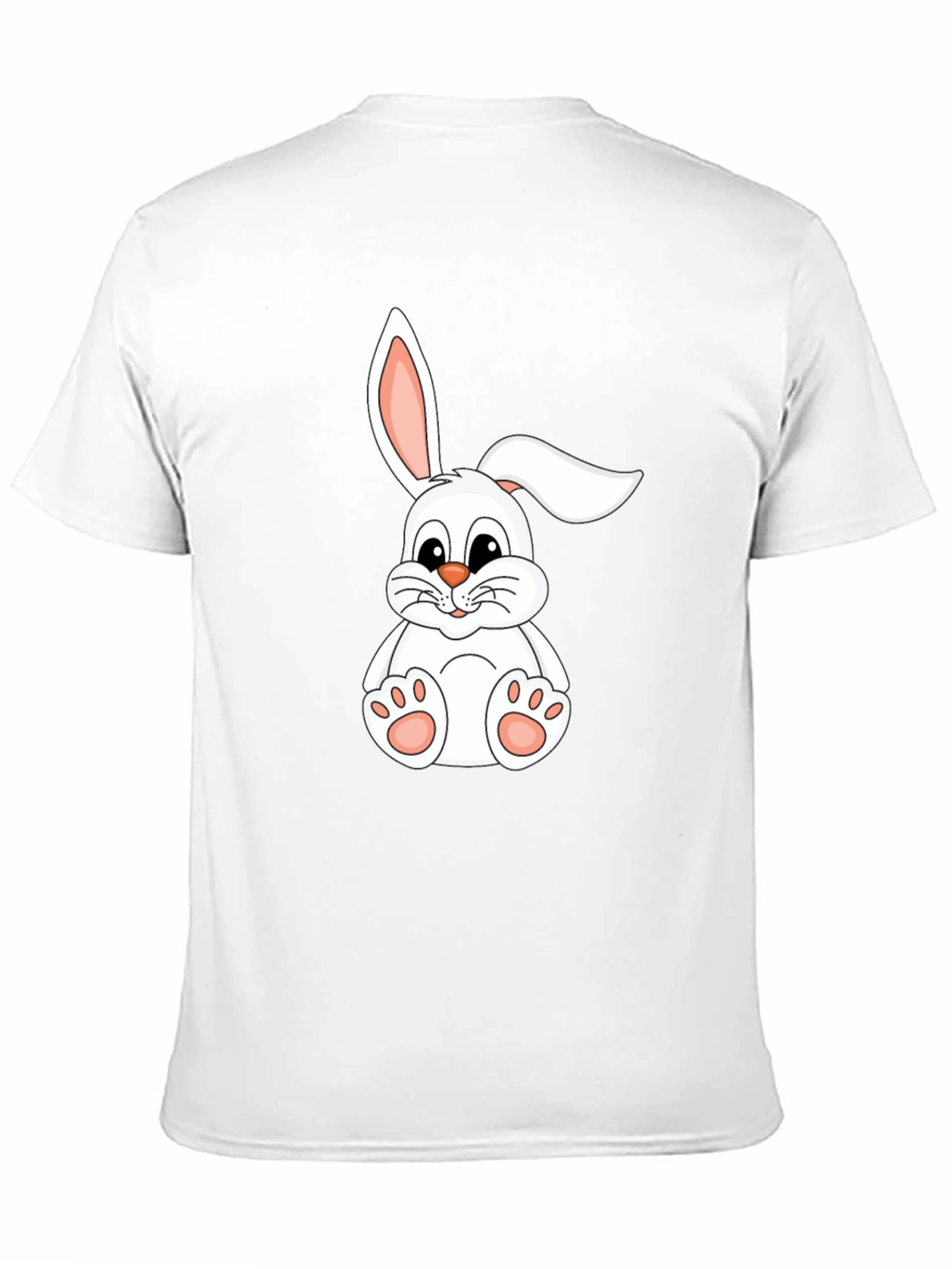 Cute Bunny Graphic Tee - Soft Cotton Blend