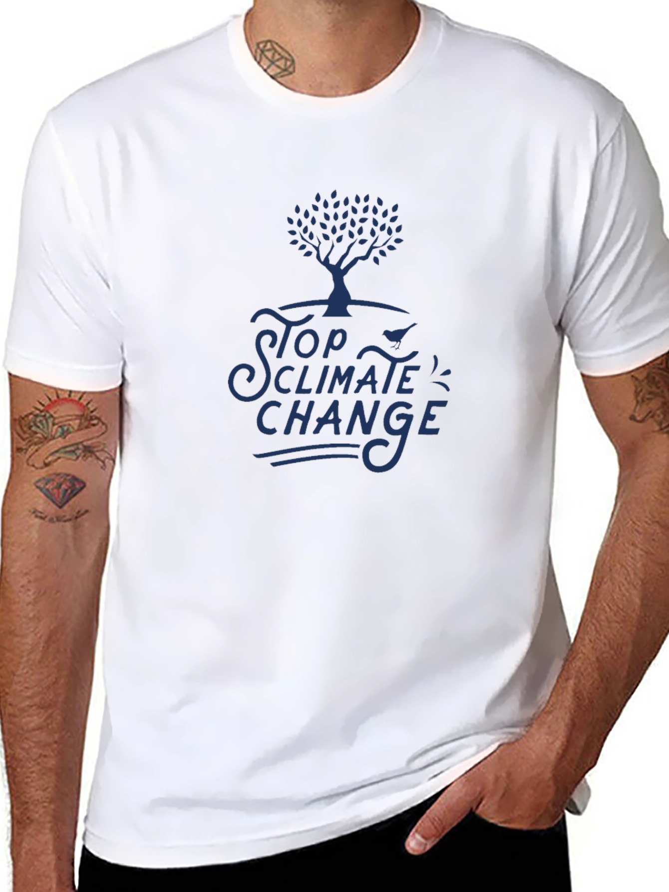 Stop Climate Change Graphic T-Shirt